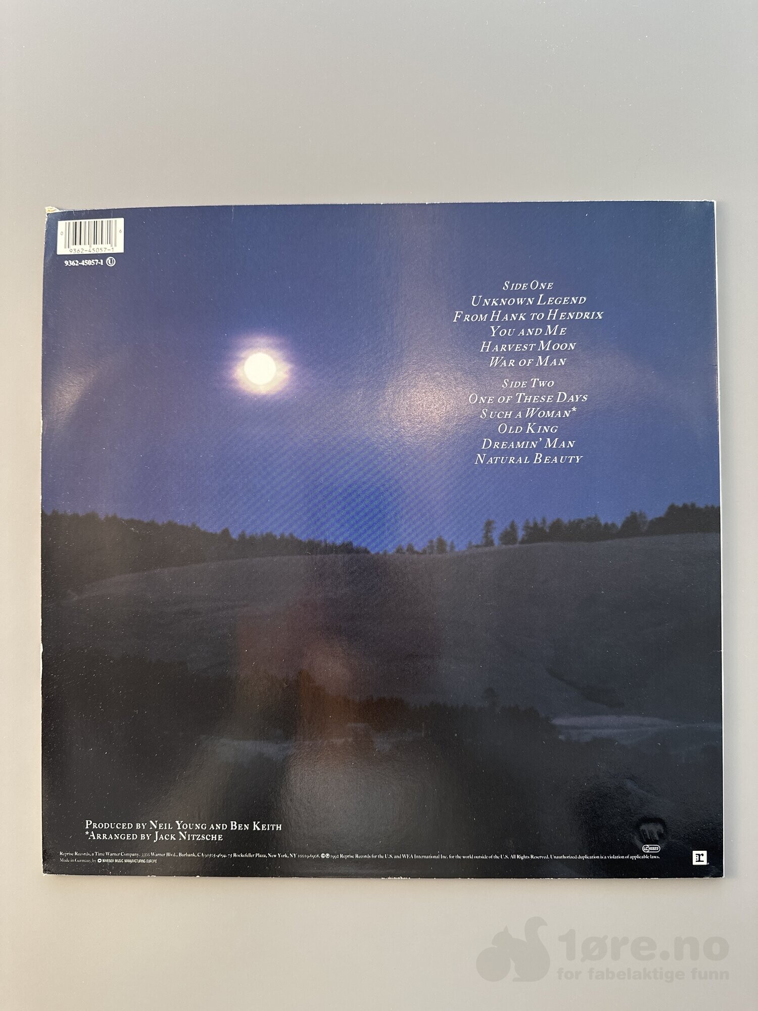 LP - Neil Young - Harvest Moon, bilde 2