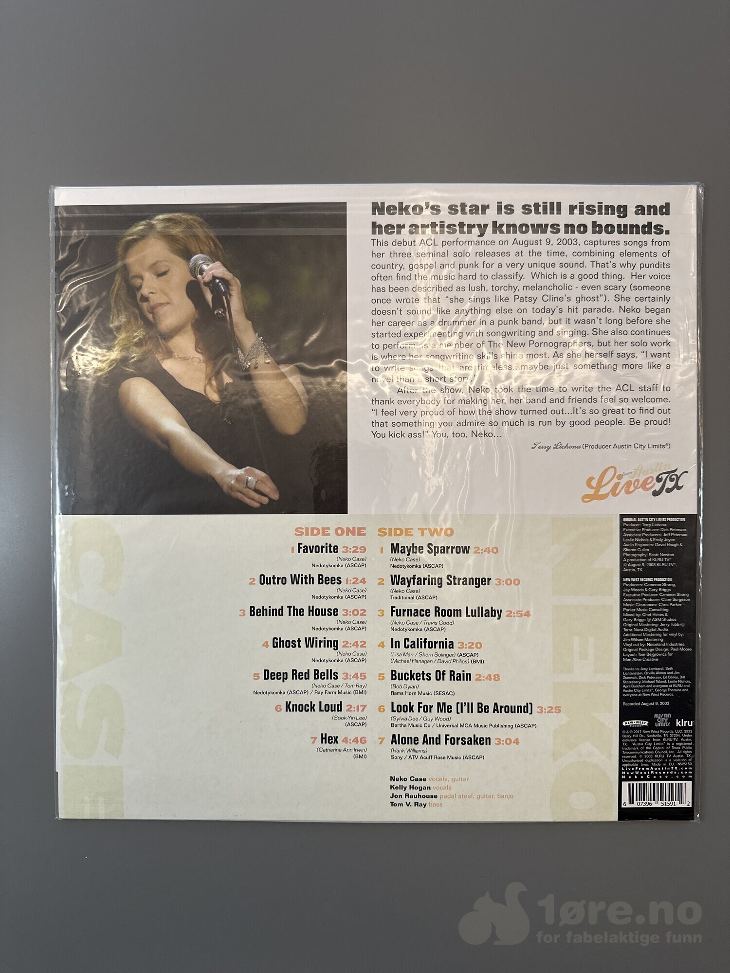 LP - Neko Case - Live from Austin TX, bilde 2