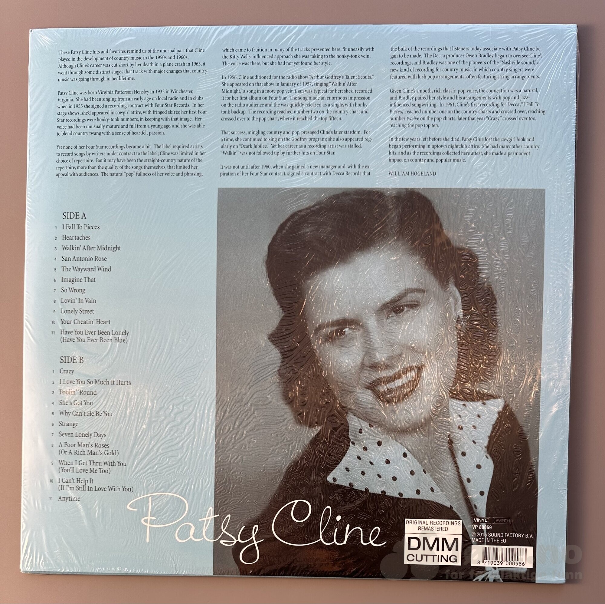 LP - Patsy Cline- Signature collection, bilde 2