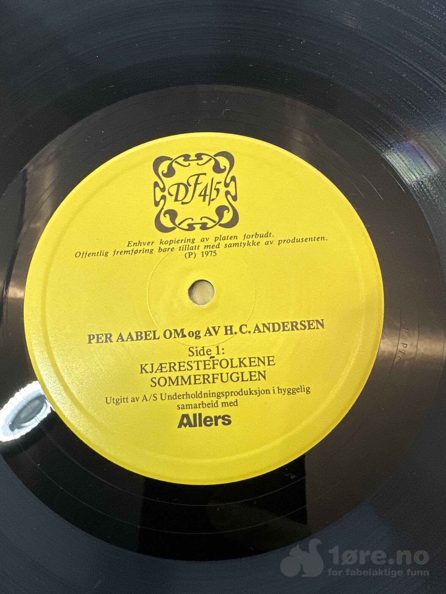 LP - Per Aabel - Om og av H.C.Andersen, bilde 4