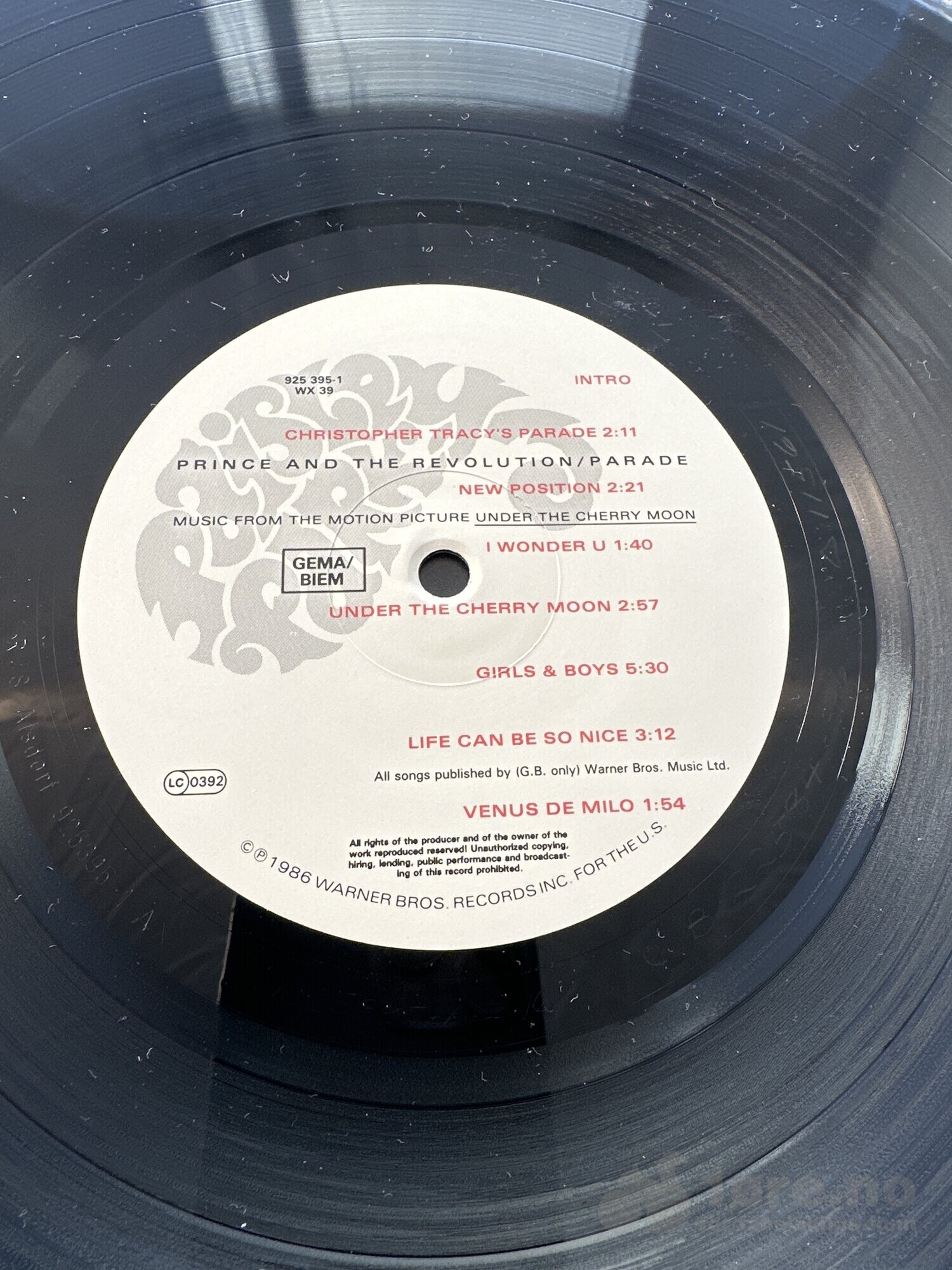 LP - Prince - Prince and the revolution, bilde 3