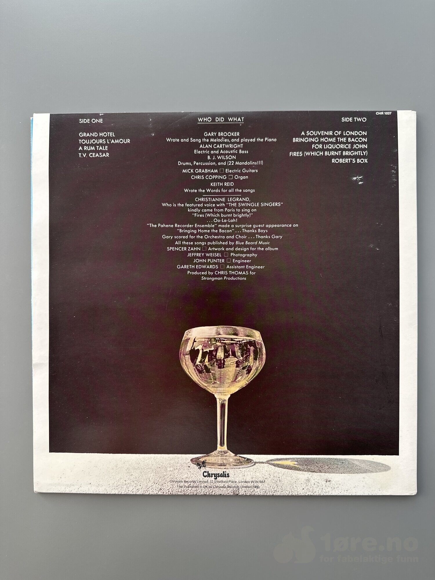 LP - Procol Haram - Grand Hotel, bilde 2