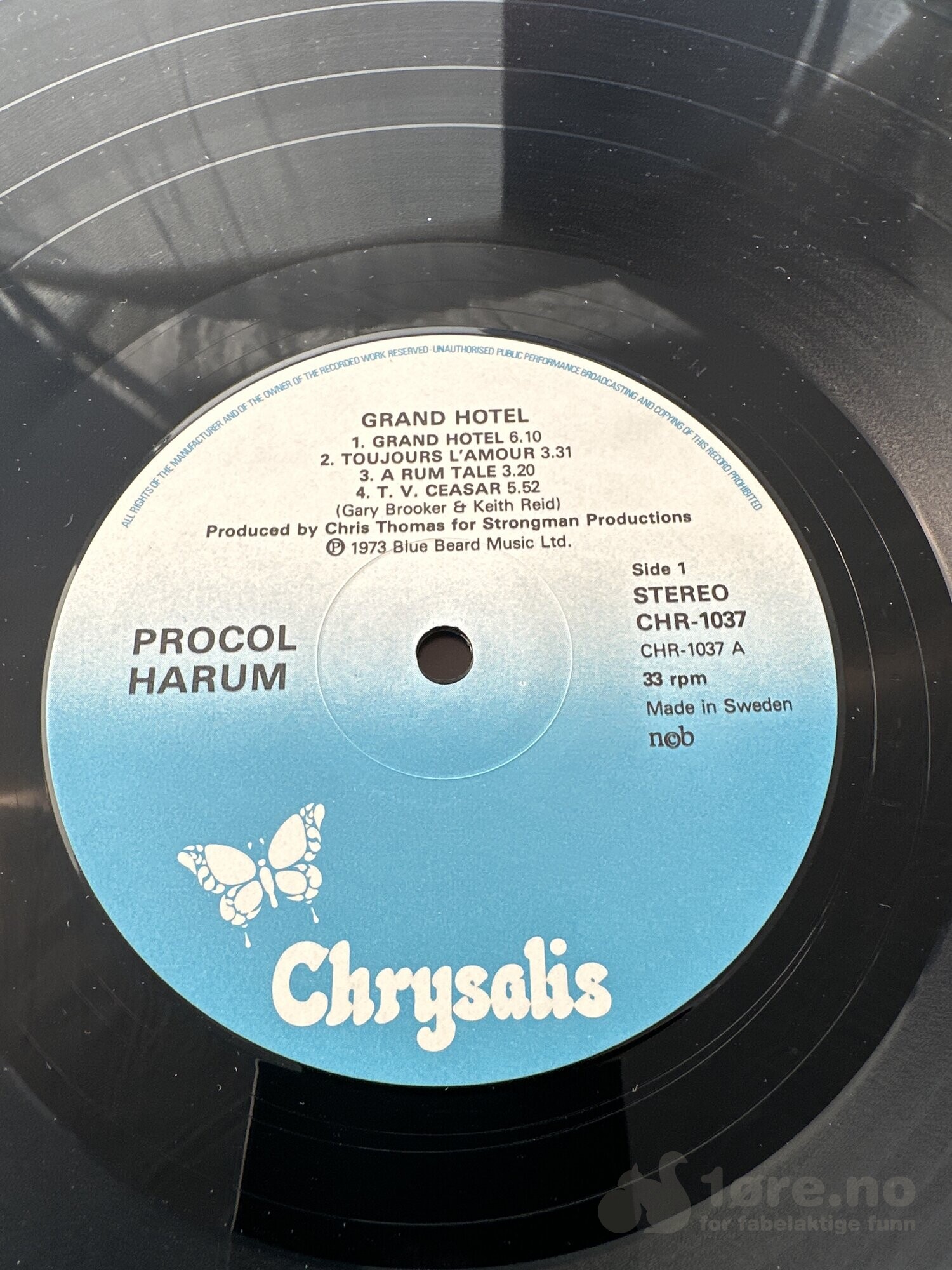 LP - Procol Haram - Grand Hotel, bilde 3