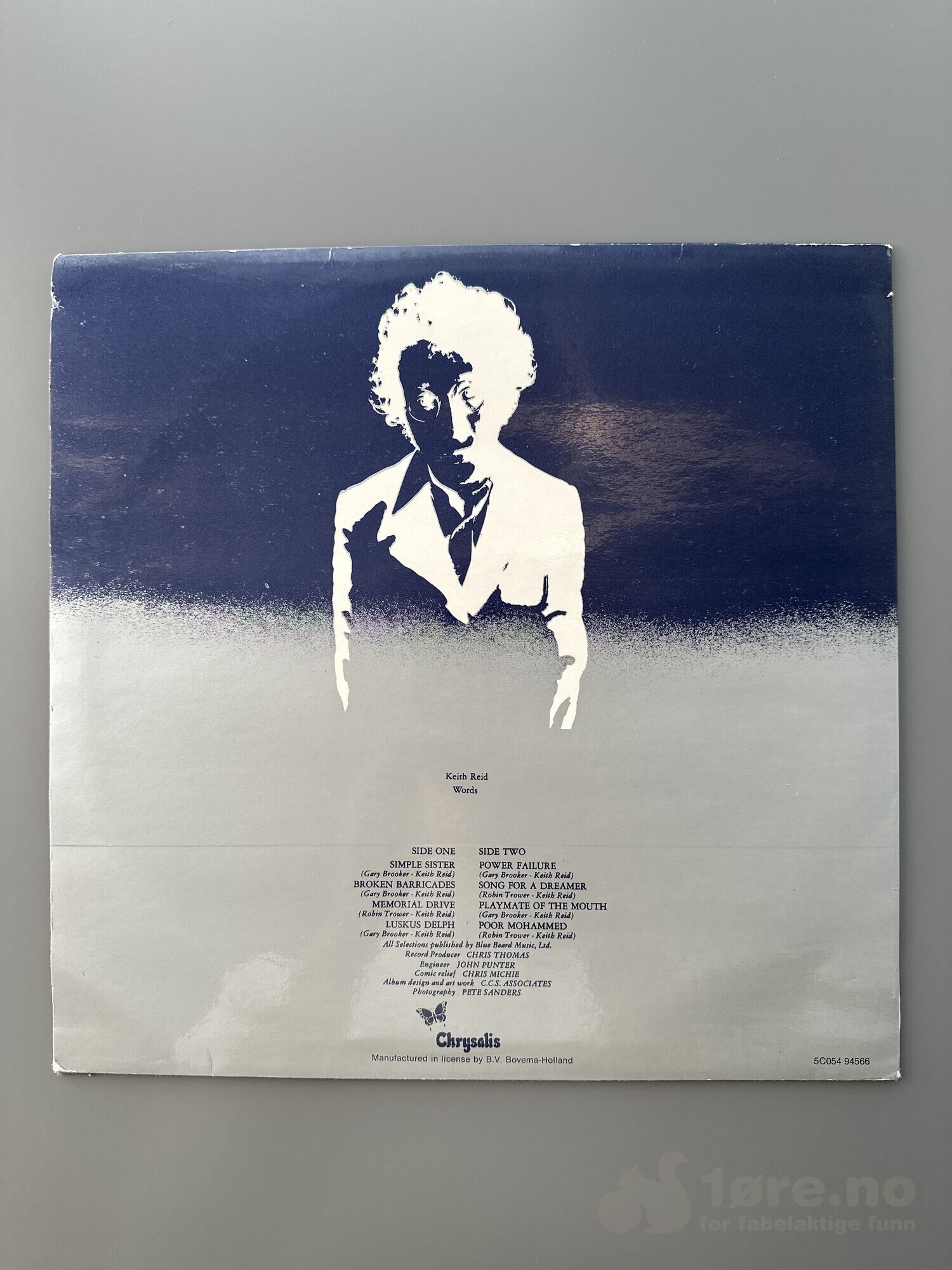 LP - Procol Harum - Broken barricades, bilde 2