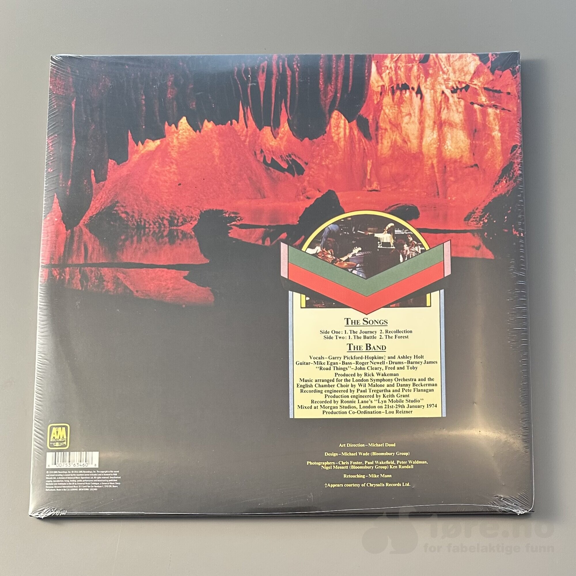 LP – Rick Wakeman – Journey to the Center of the Earth, bilde 2