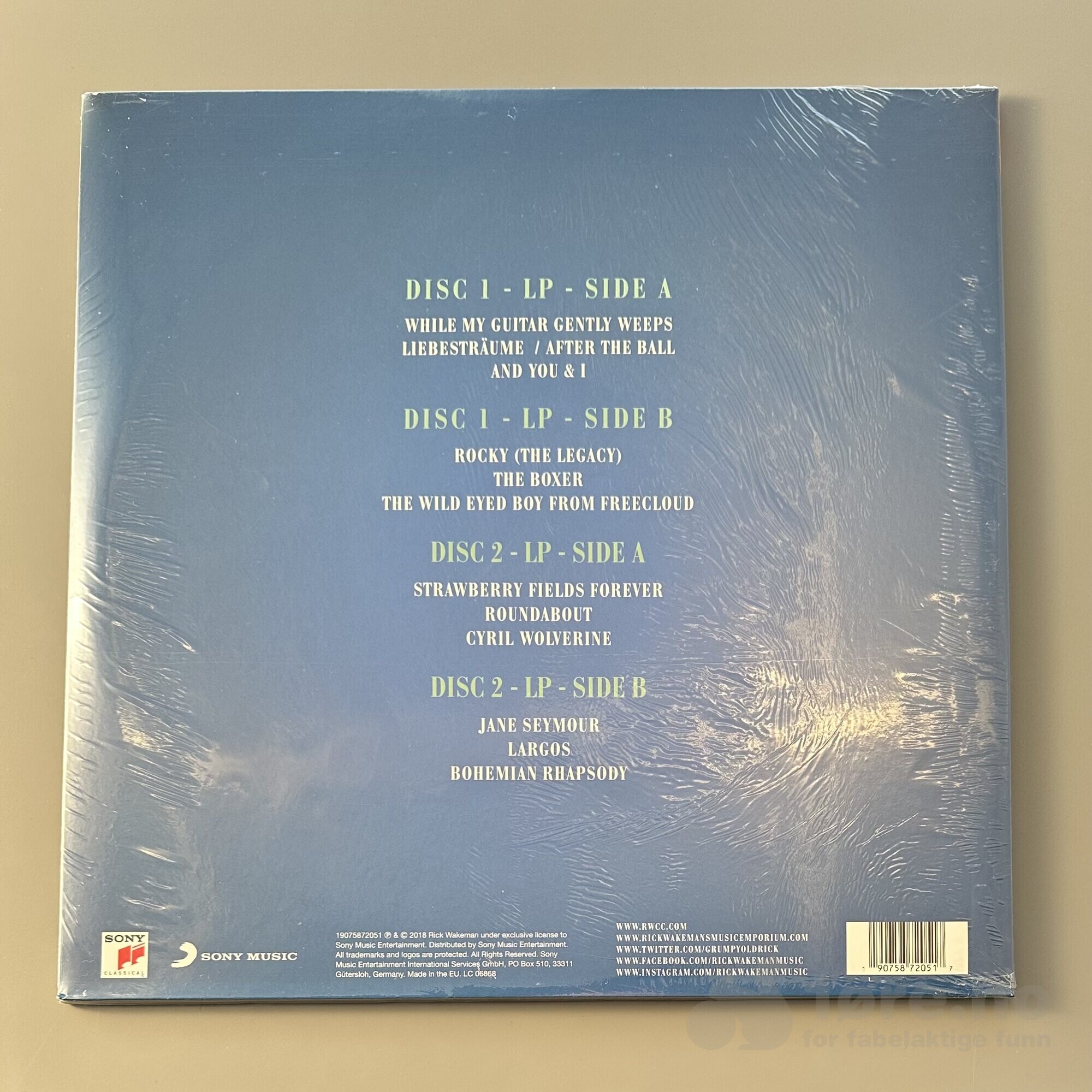 LP – Rick Wakeman – Piano Odyssey, bilde 2