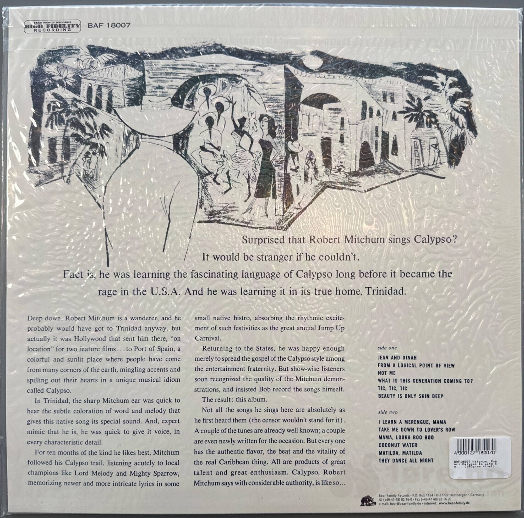 LP - Robert Mitchum - Calypso is like so, bilde 2