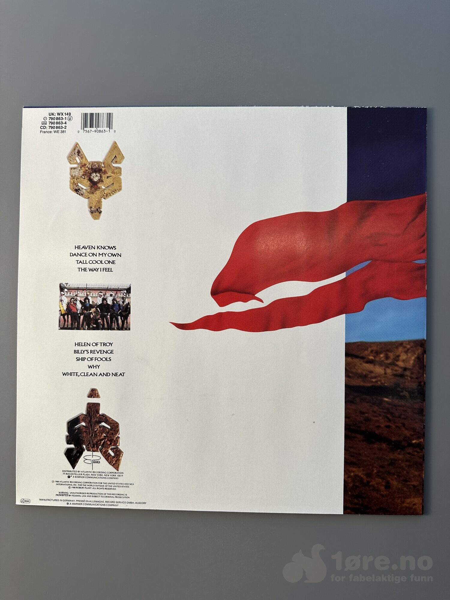 LP - Robert Plant - Now and Zen, bilde 2