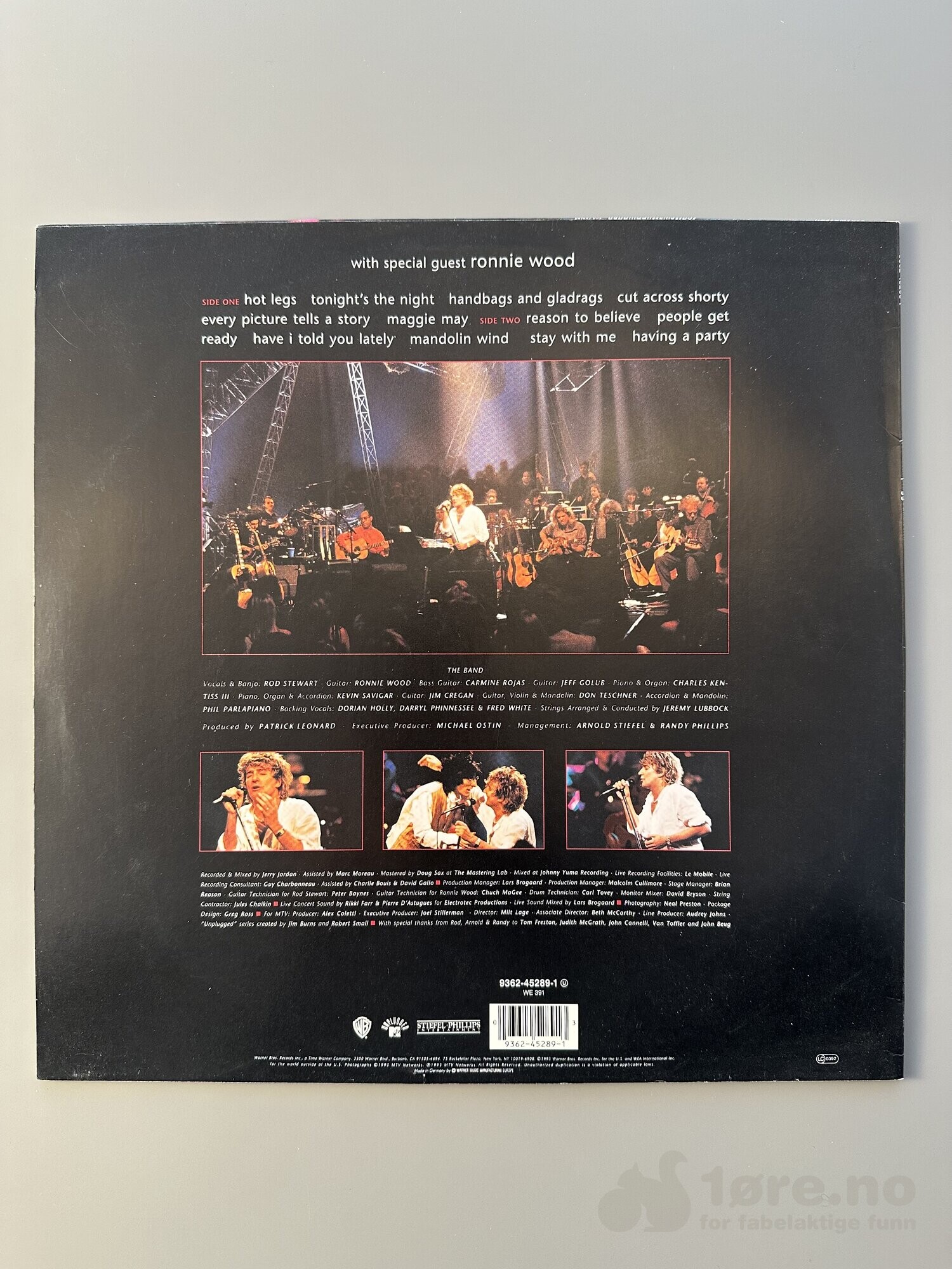 LP - Rod Stewart - Unplugged and seated, bilde 2