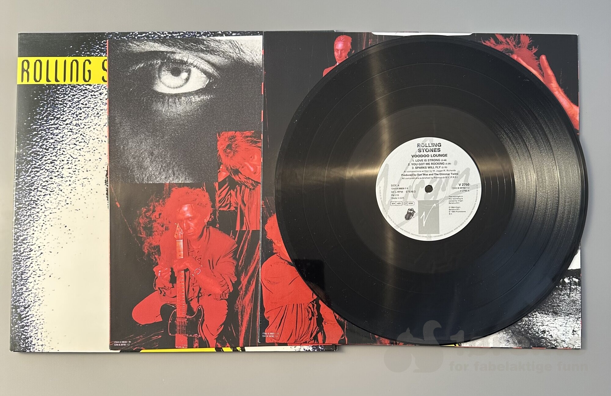 LP - Rolling Stones- Voodoo Lounge, bilde 3