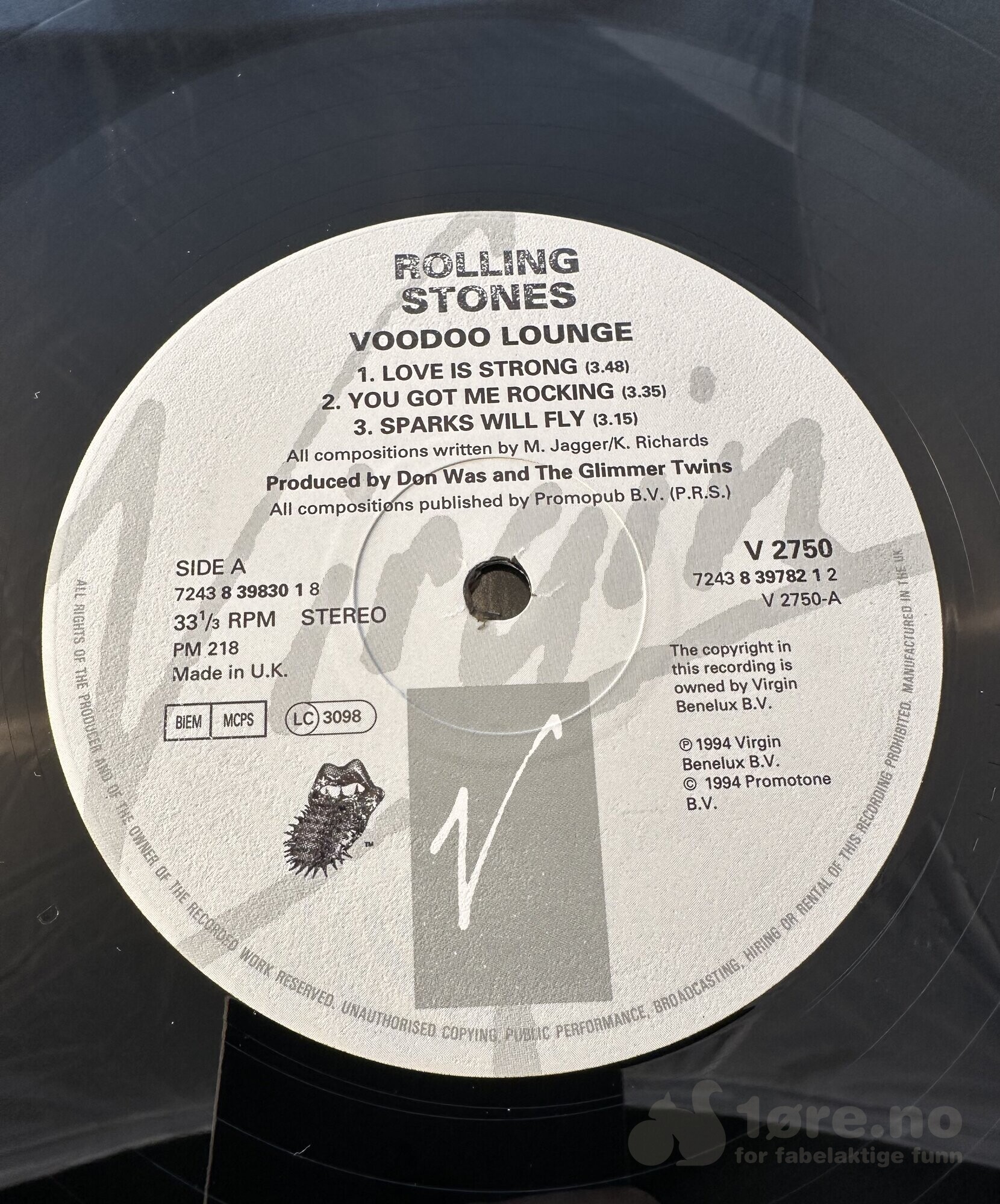 LP - Rolling Stones- Voodoo Lounge, bilde 4