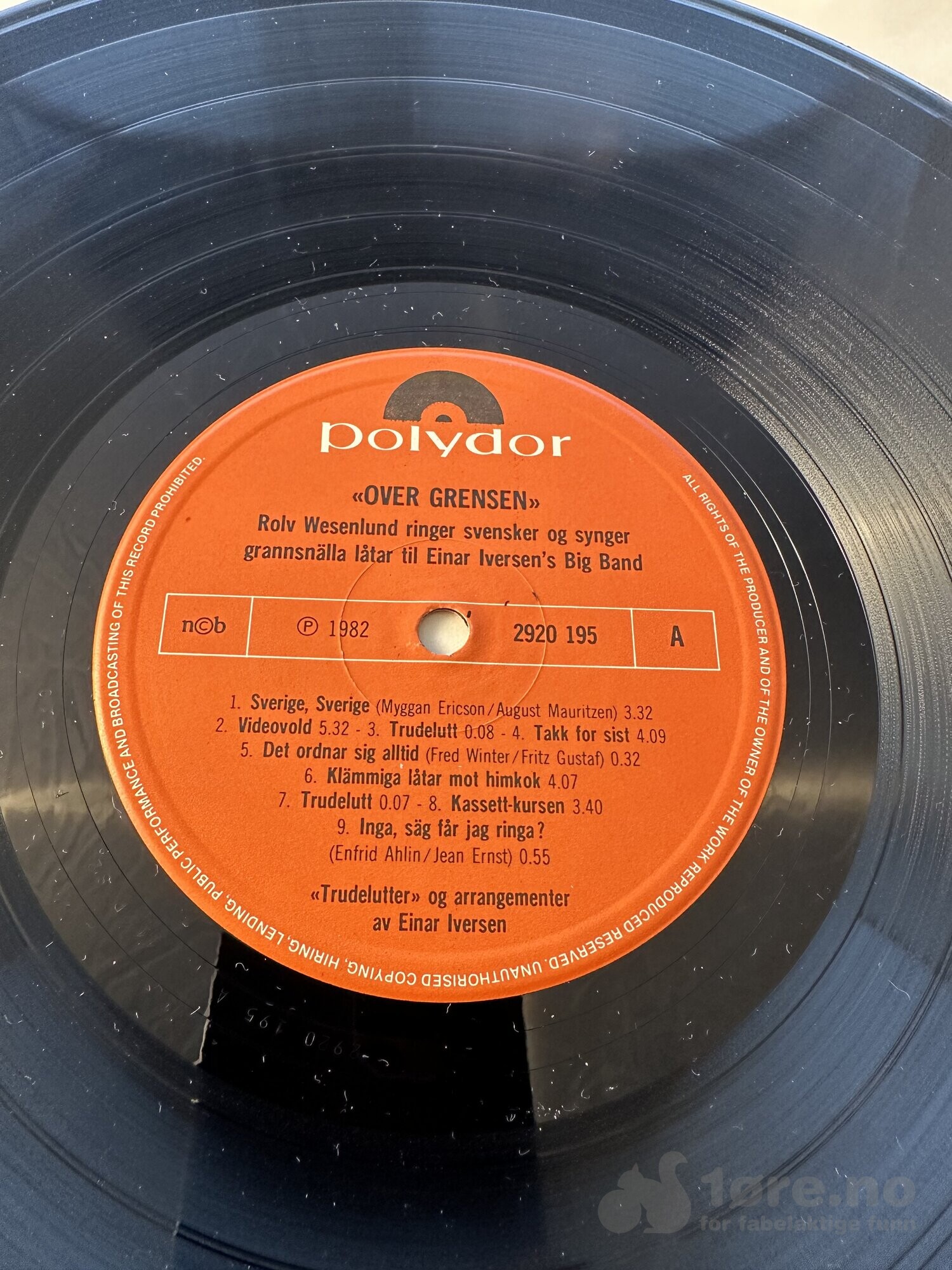 LP - Rolv Wesenlund - Over Grensen, bilde 3