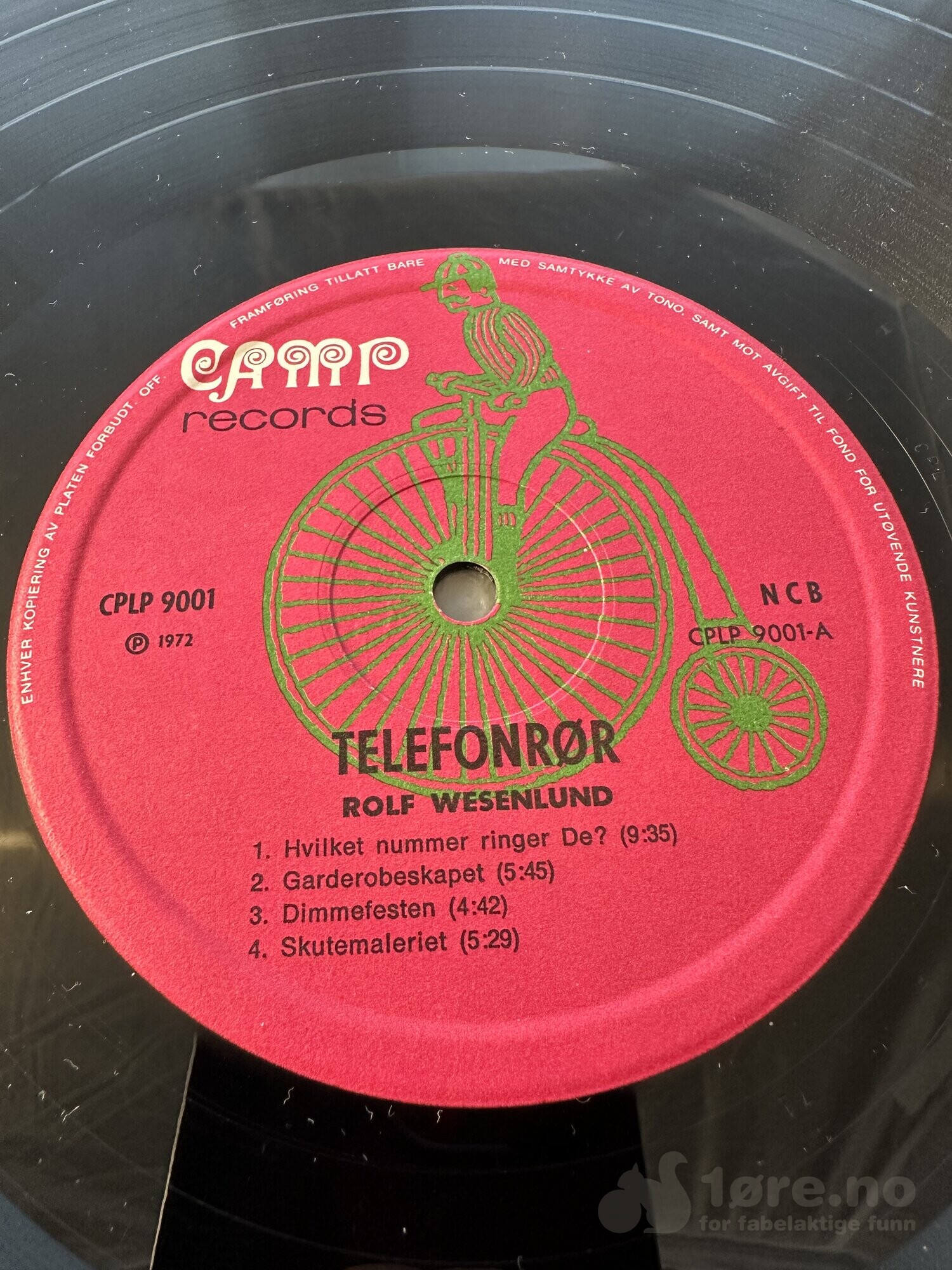 LP - Rolv Wesenlund - Telefon rør, bilde 3
