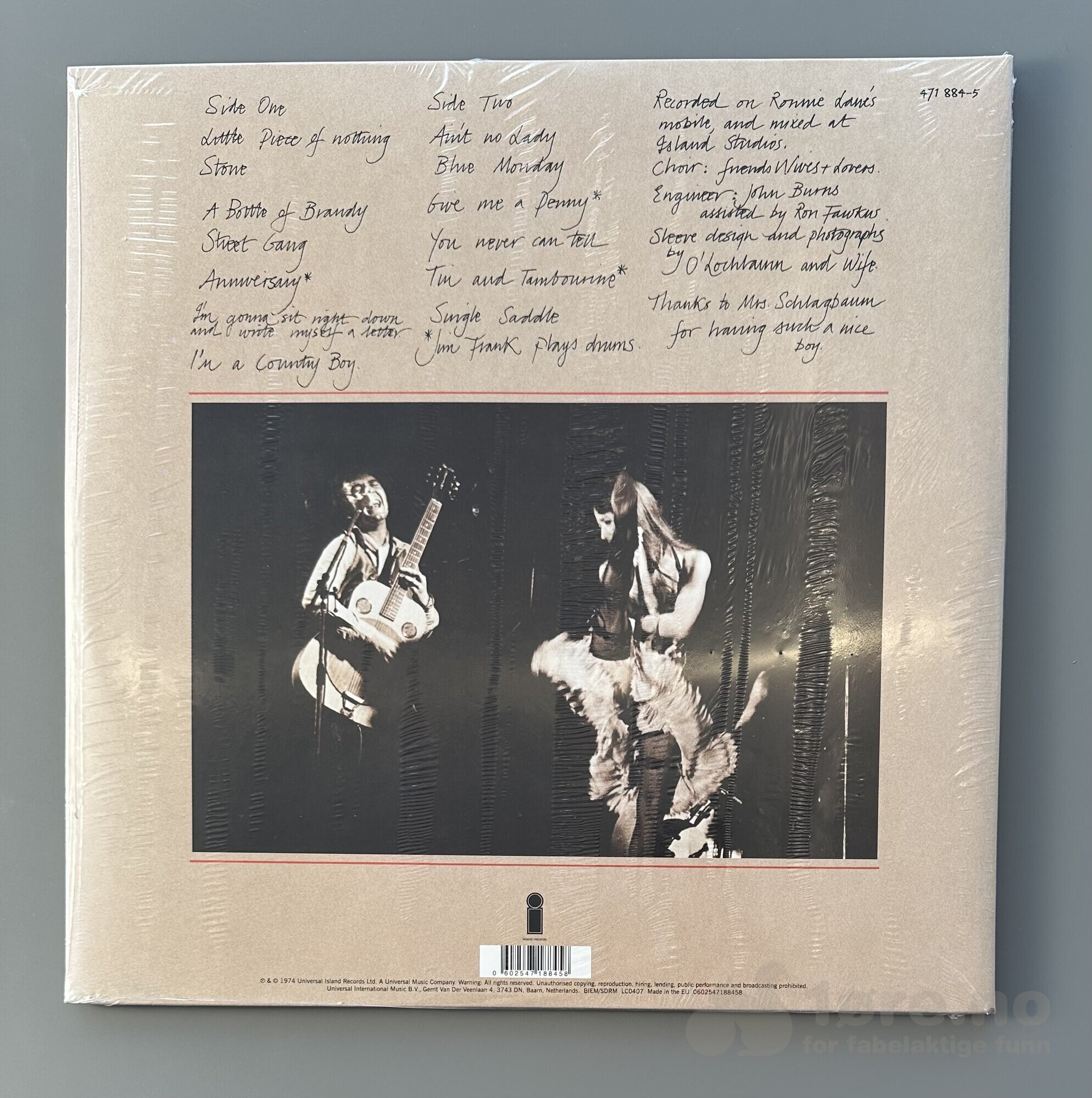 LP - Ronnie Lane - Ronnie Lane’s Slim Chance, bilde 2