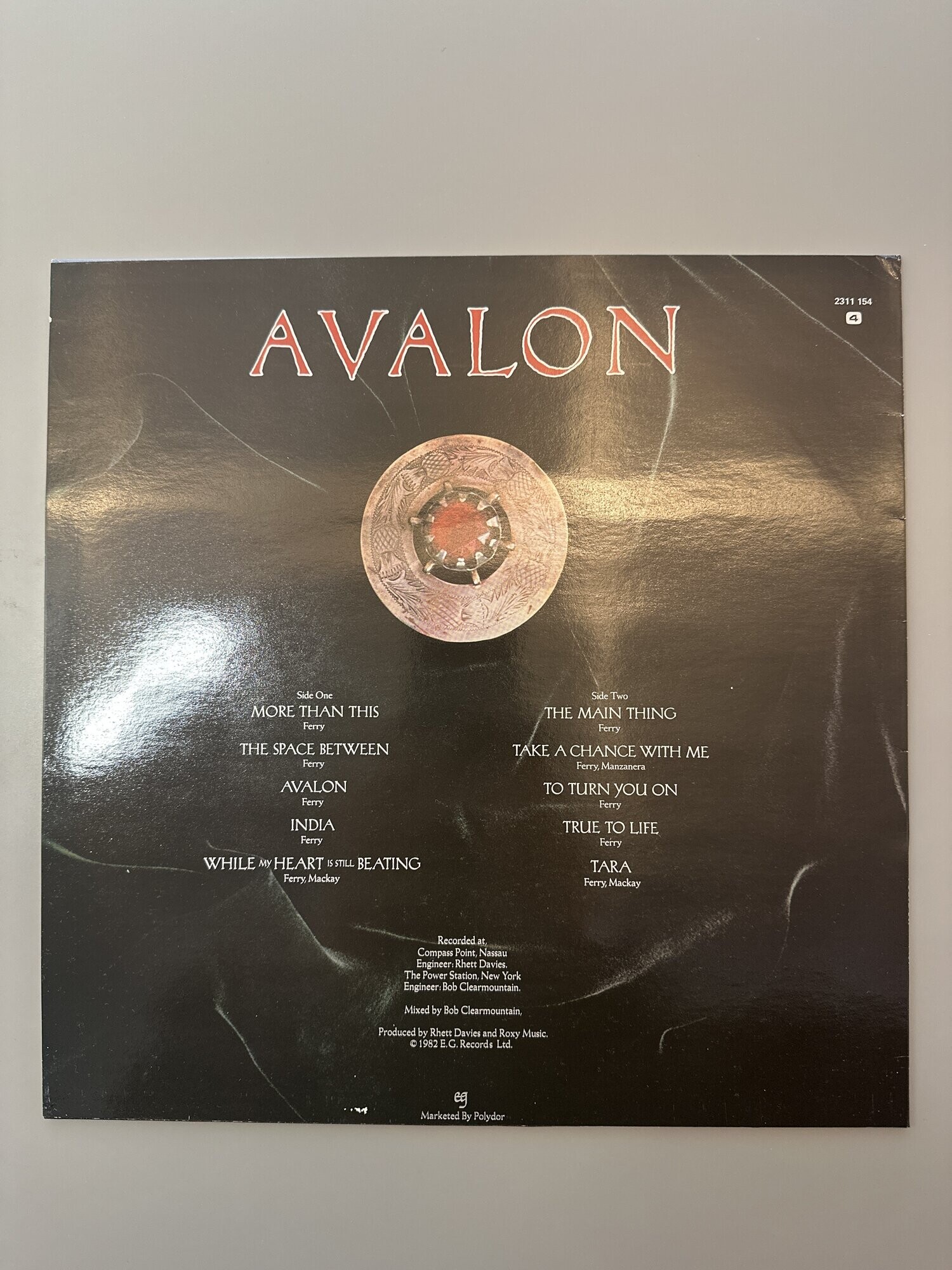 LP - Roxy Music - Avalon, bilde 2