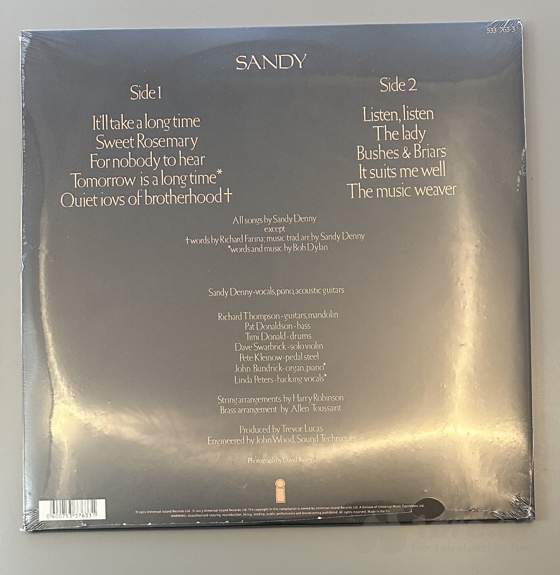 LP - Sandy Denny - Sandy, bilde 2