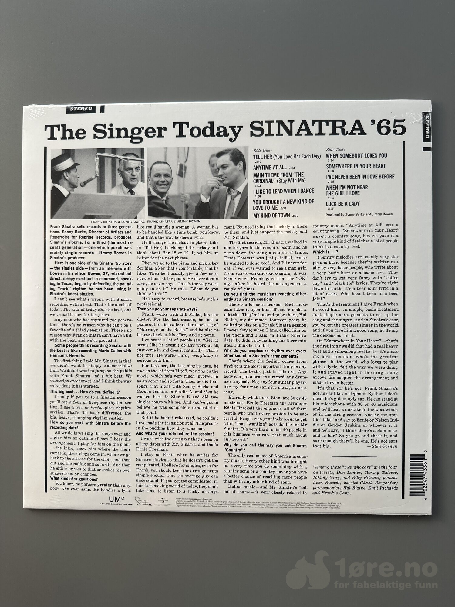 LP - Sinatra ‘65 - Tell her, bilde 2