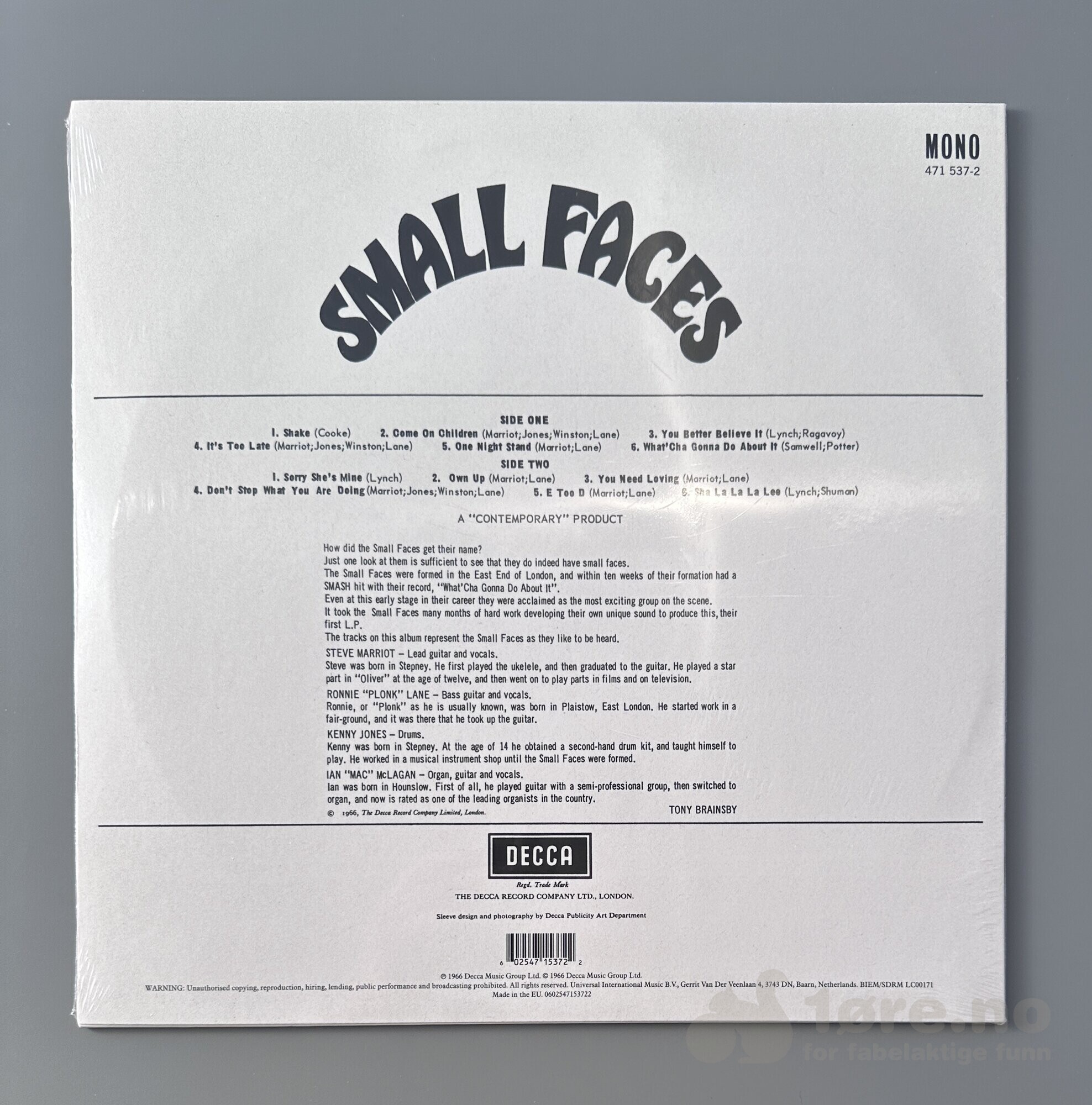 LP - Small Faces, bilde 2