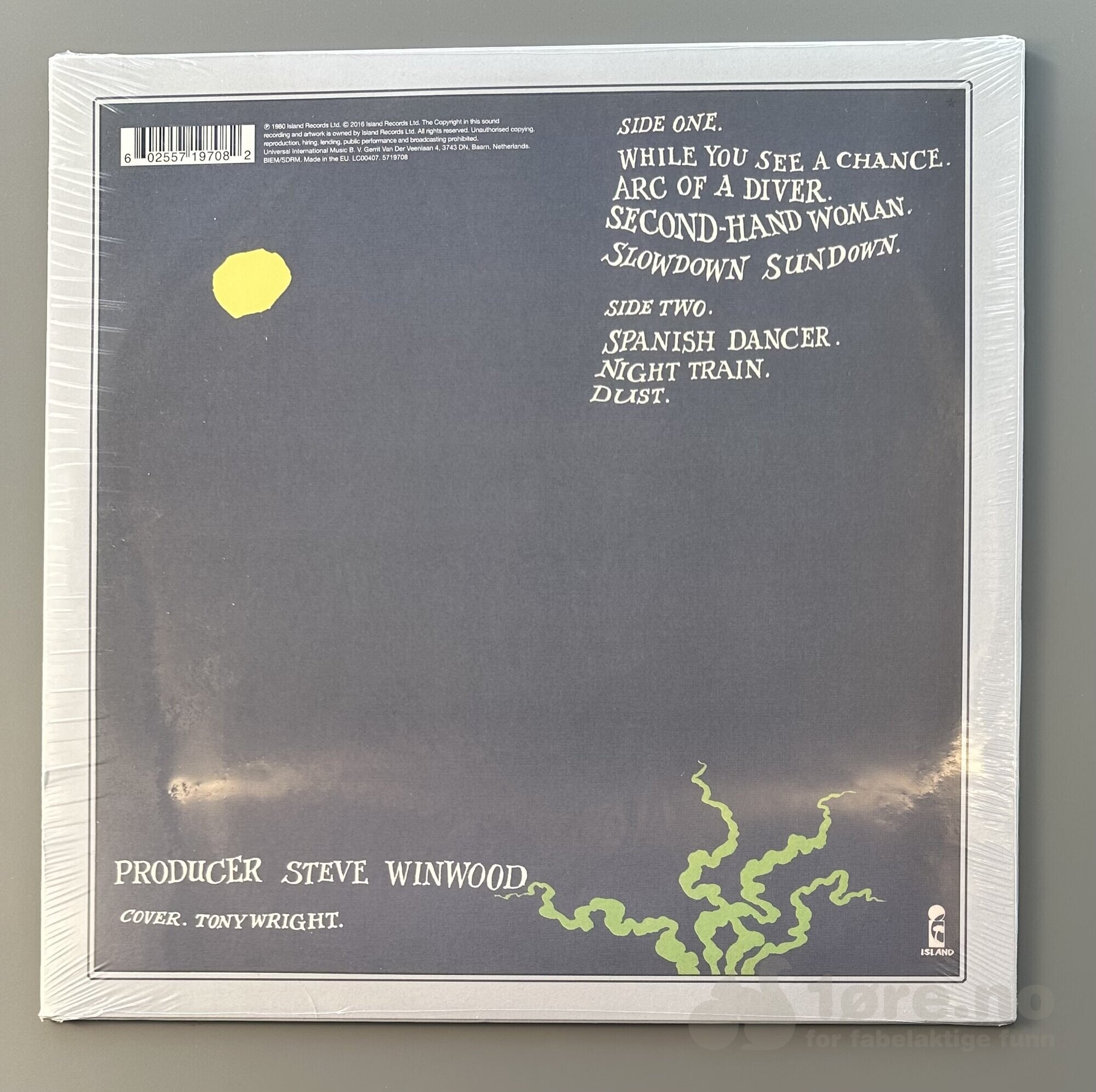 LP - Steve Winwood - Arc of a diver, bilde 2