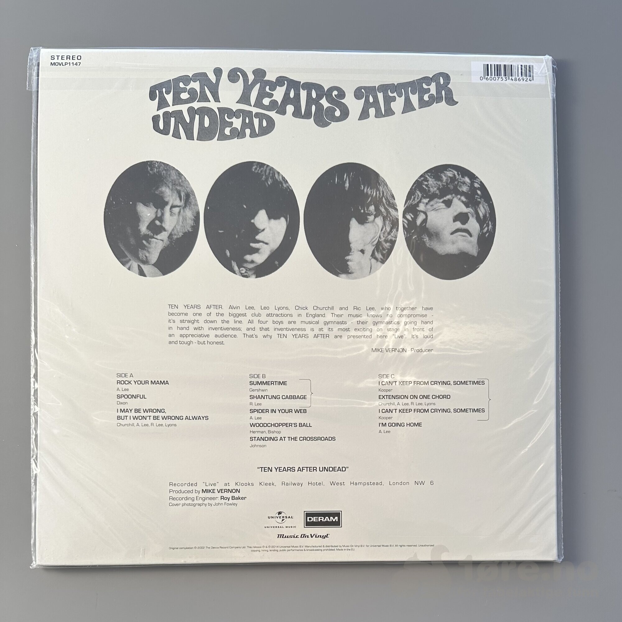 LP – Ten Years After – Undead, bilde 2