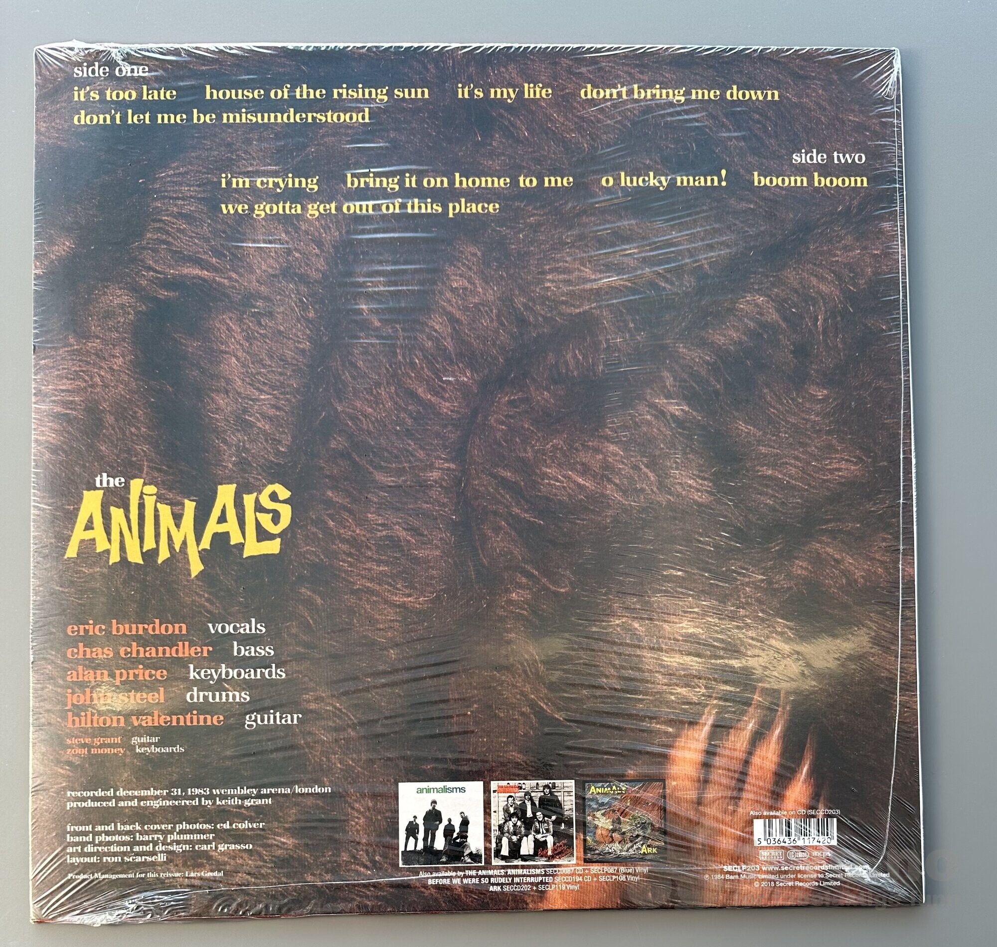 LP - The Animals - Greatest Hits Live, bilde 2