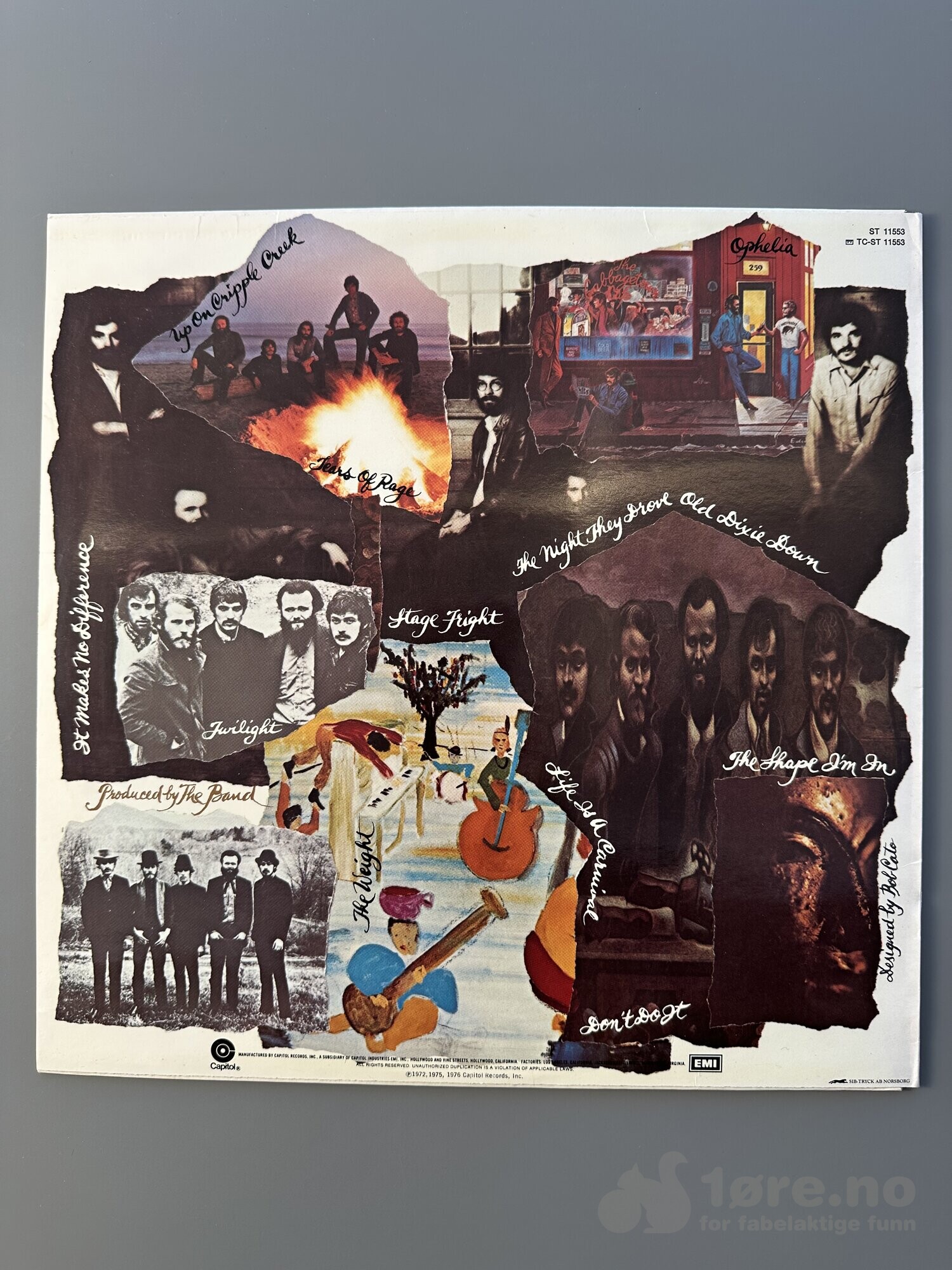 LP - The Band - The best of The Band, bilde 2
