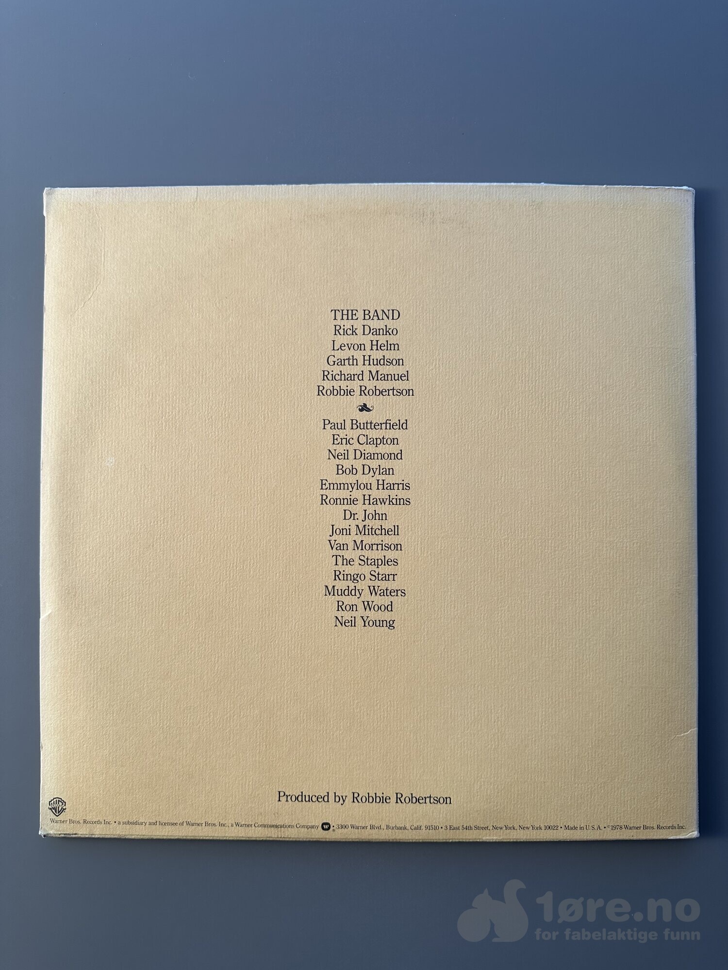 LP - The Band - The Last Waltz, bilde 2