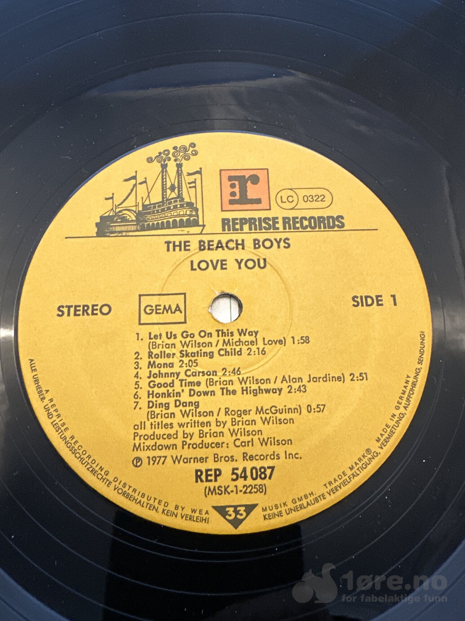 LP - The Beach Boys - Love you, bilde 3