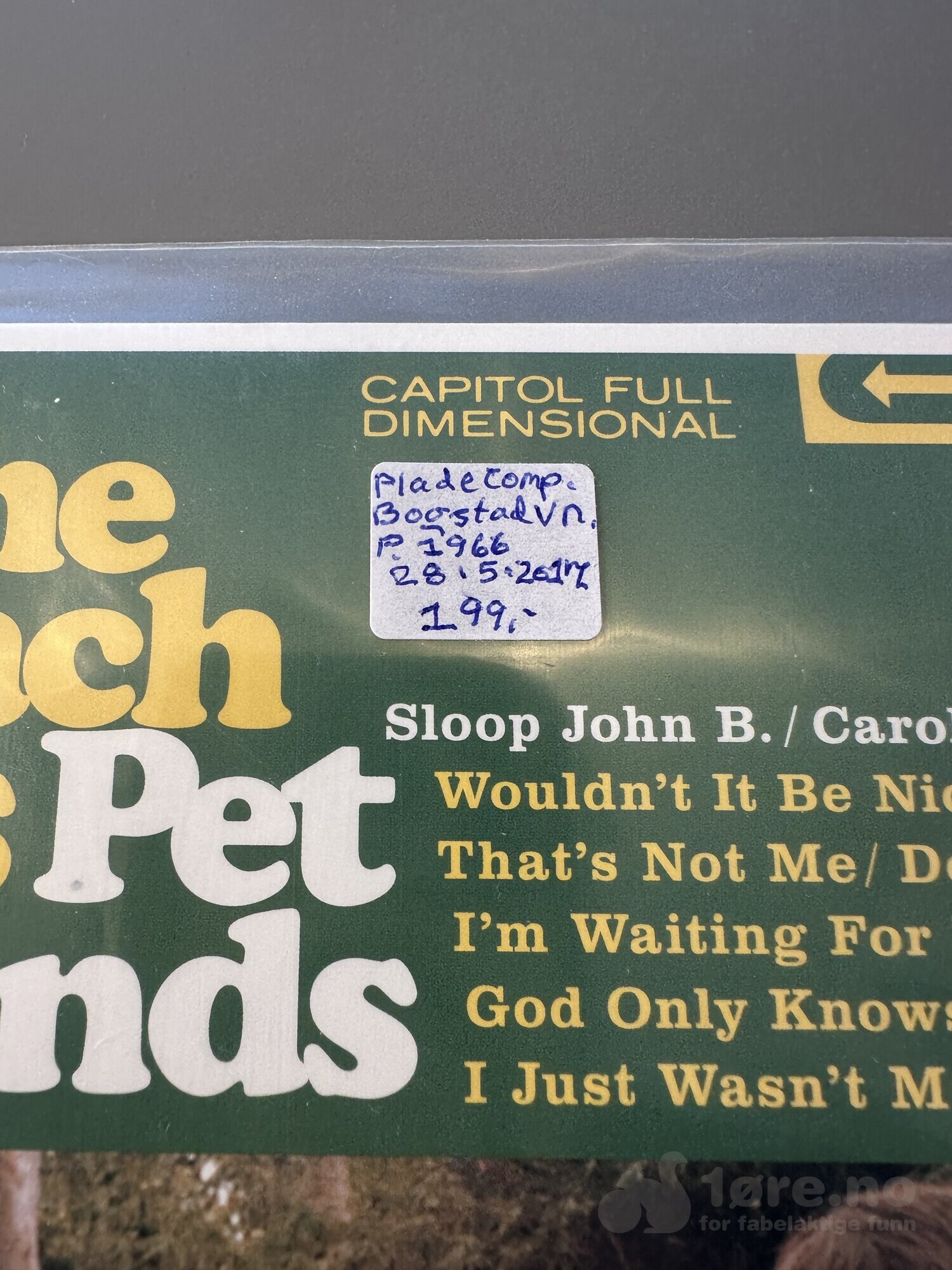 LP - The Beach Boys - Pet Sounds, bilde 3