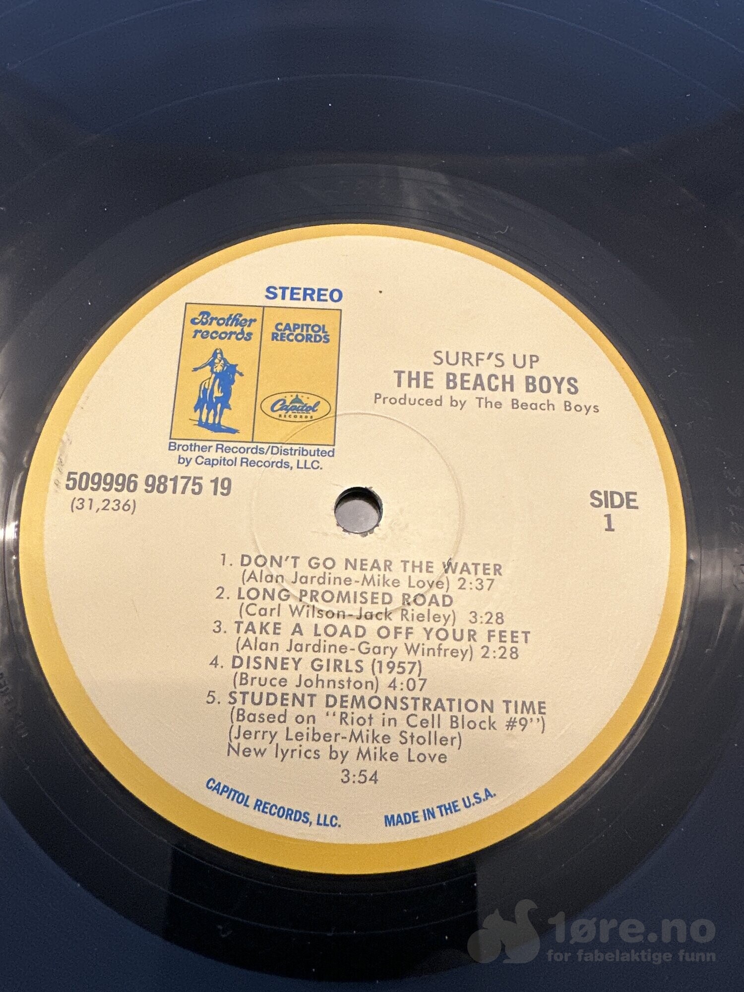 LP - The Beach Boys - Surf’s up, bilde 3