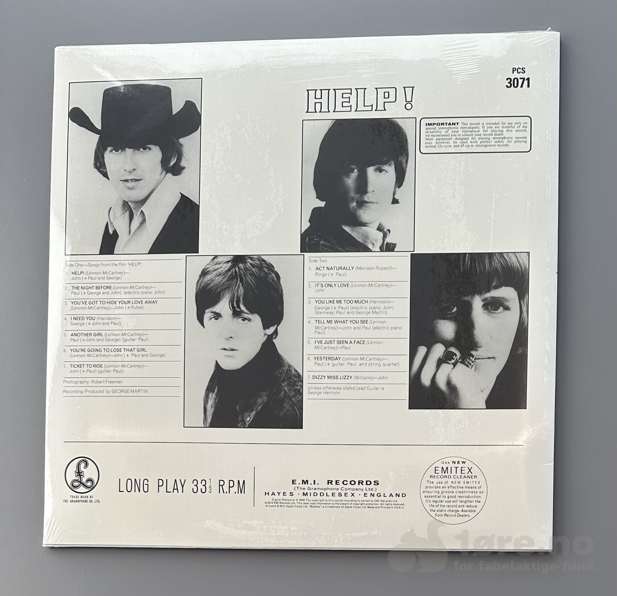 LP - The Beatles - Help!, bilde 2