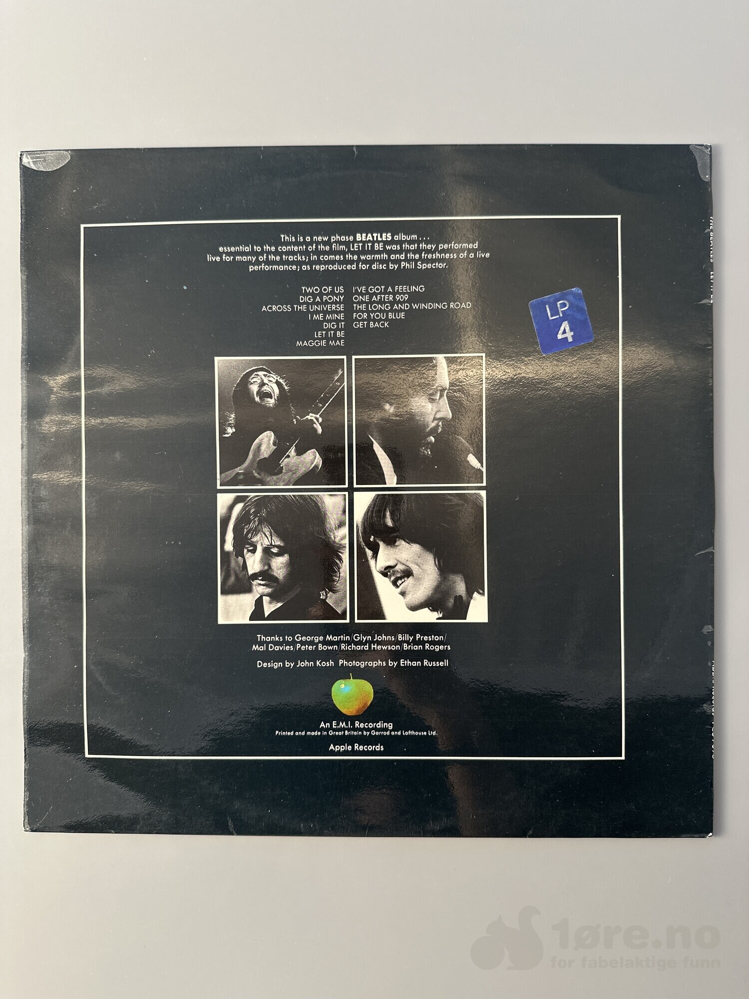 LP - The Beatles - Let It Be, bilde 2