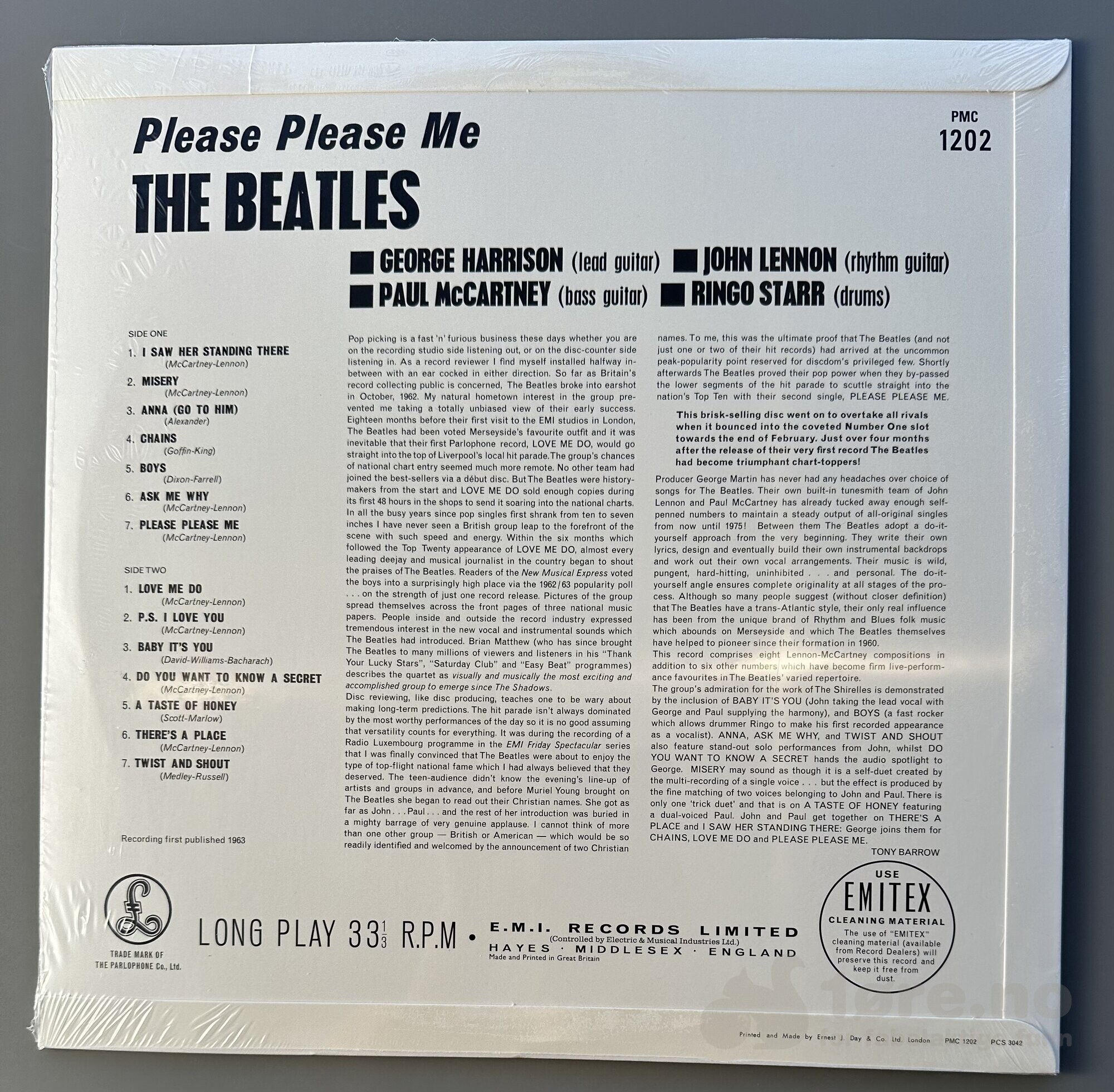 LP - The Beatles - Please Please me, bilde 2