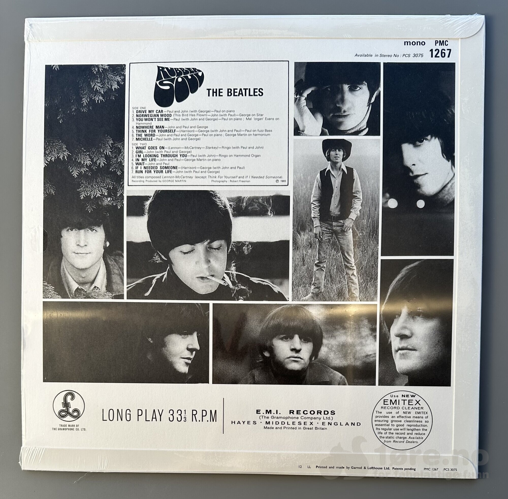 LP - The Beatles- Rubber Soul, bilde 2