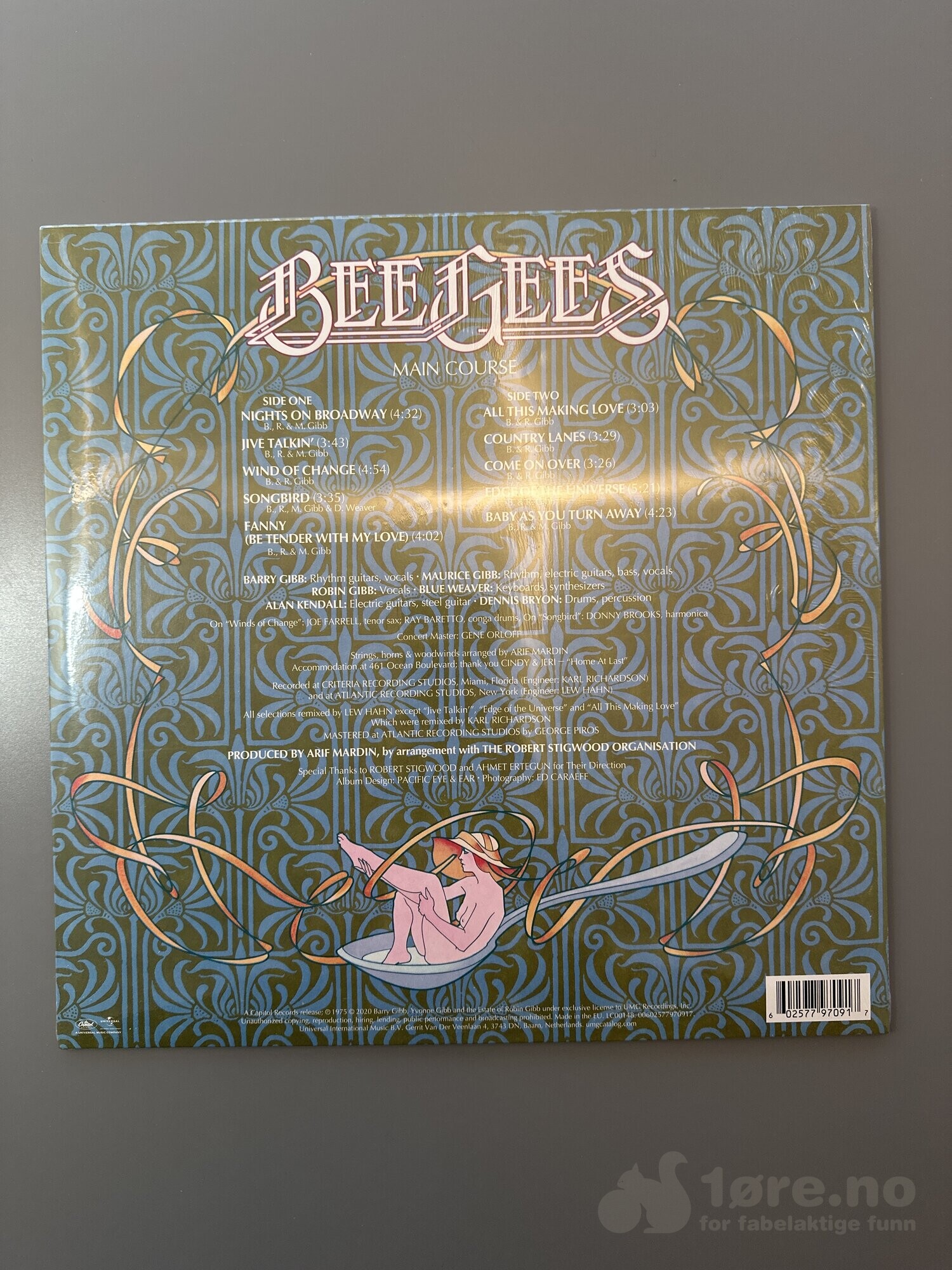 LP - The Bee Gees  - Main course, bilde 2