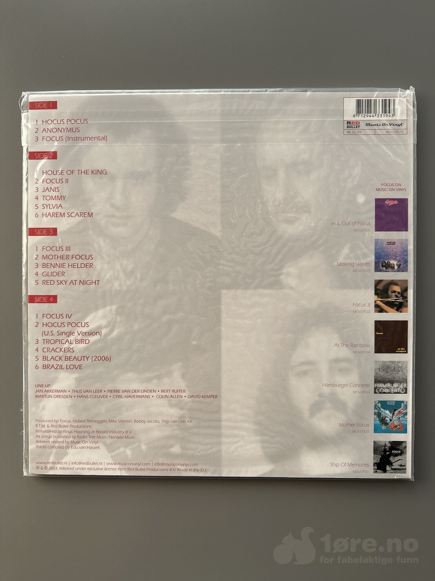 LP - The best of Focus - Hocus Pocus, bilde 2