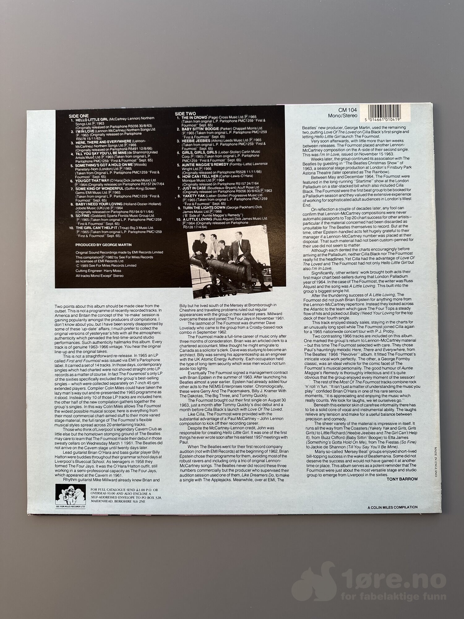 LP - The Fourmost - The most of the fourmost, bilde 2
