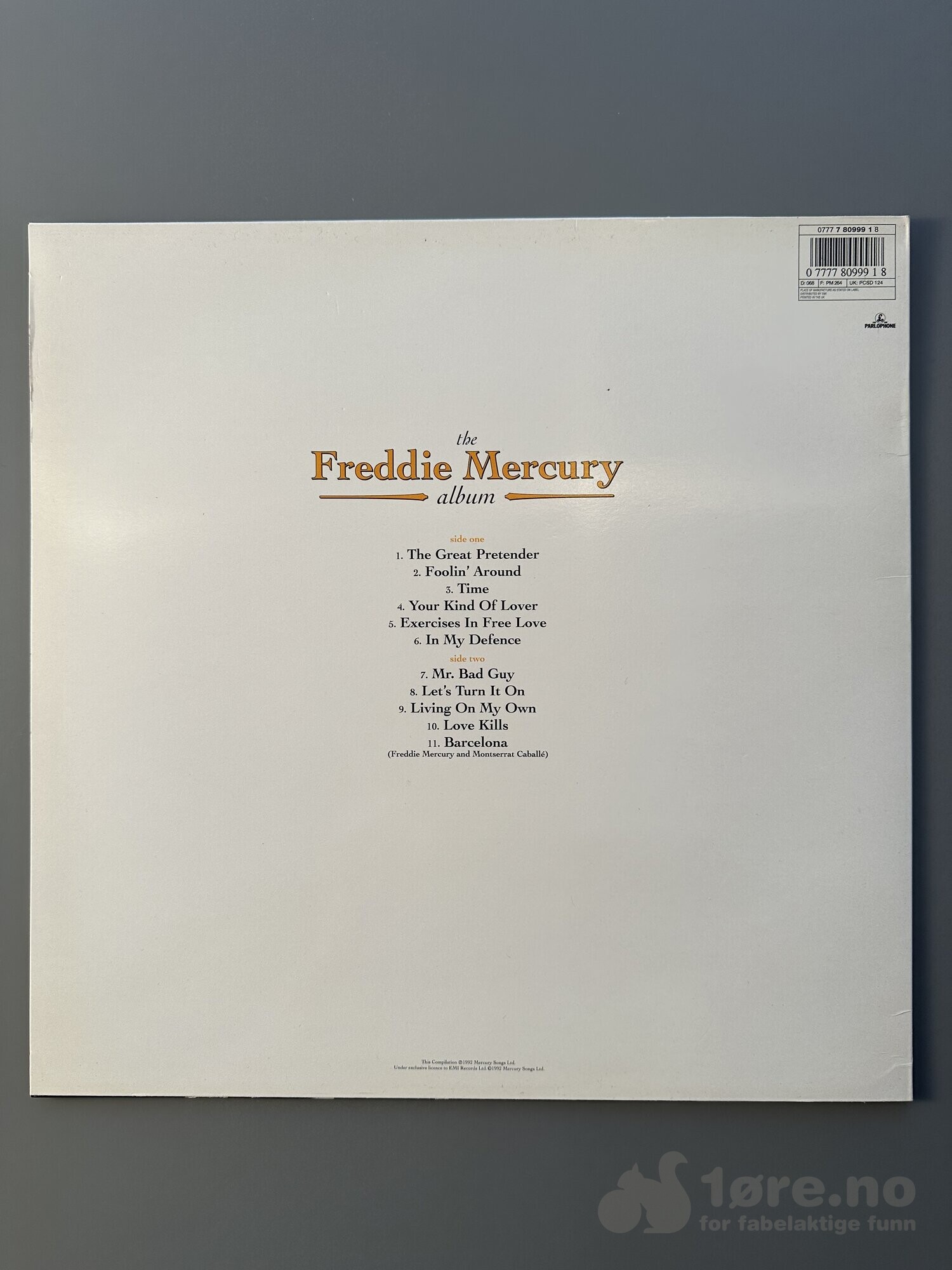 LP - The Freddie Mercury album, bilde 2