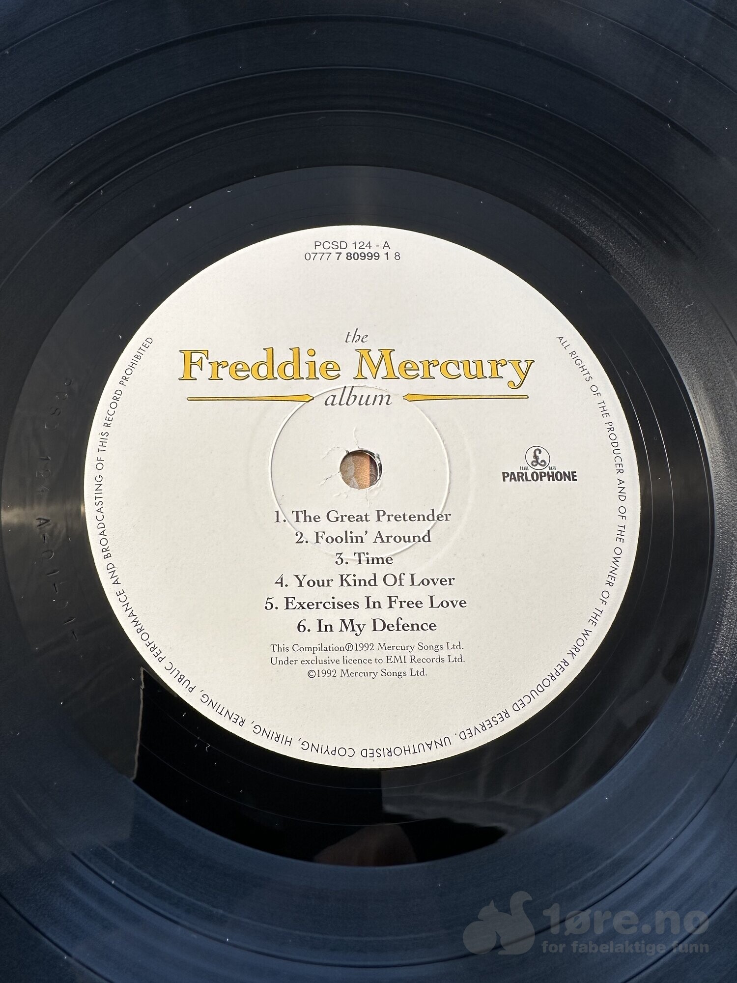LP - The Freddie Mercury album, bilde 3
