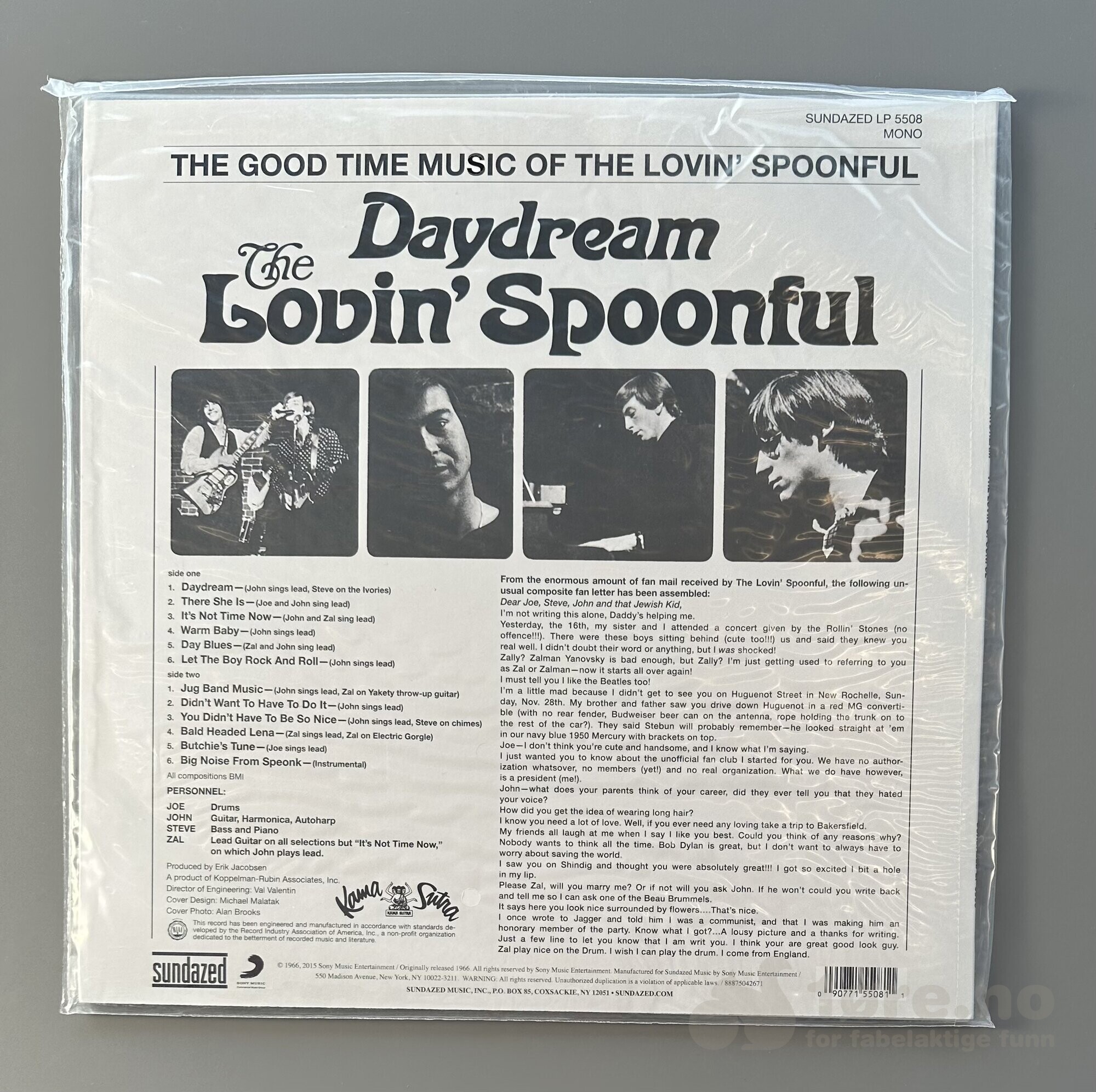 LP - The Lovin’ Spoonful - Daydream, bilde 2