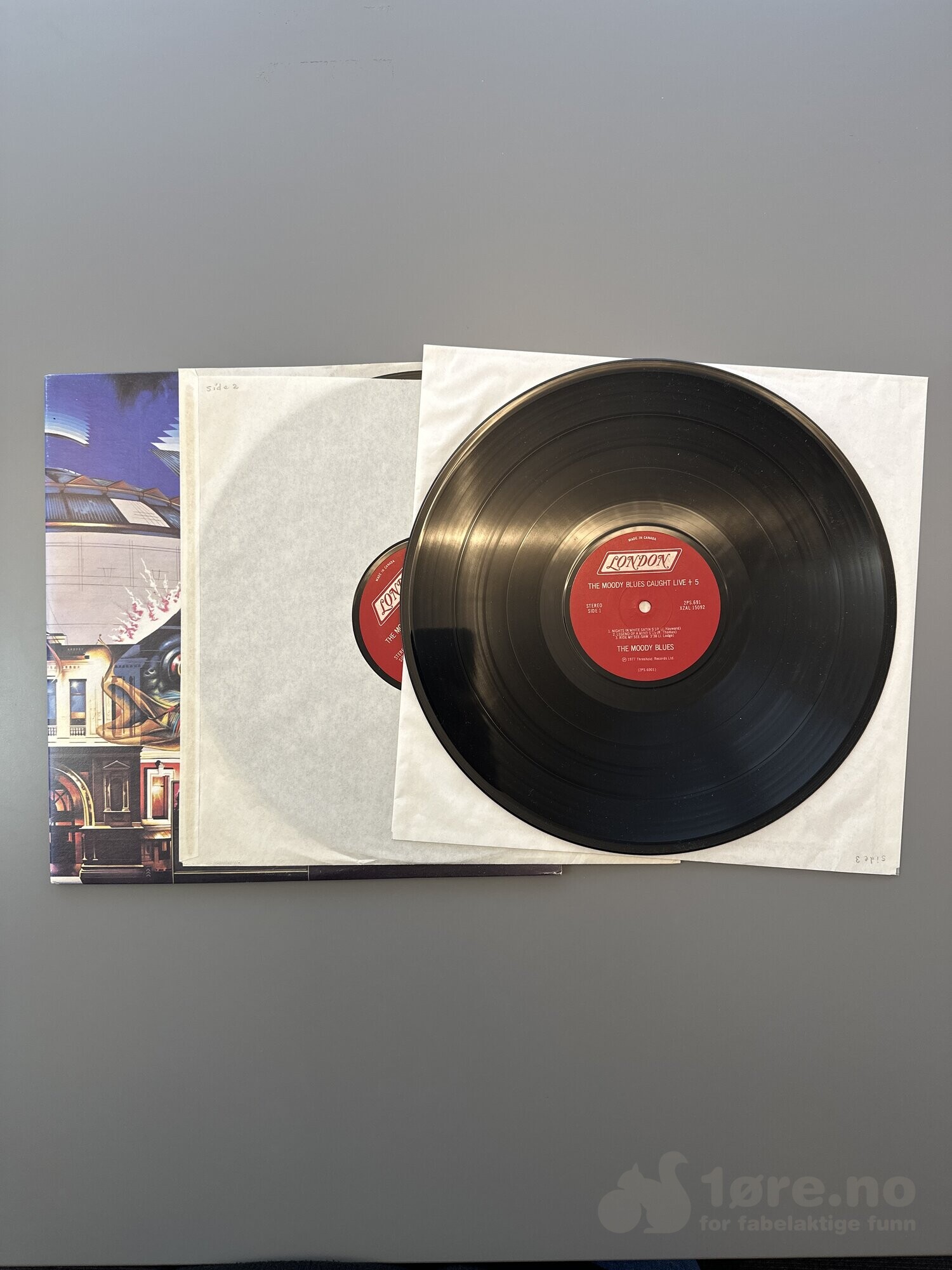 LP - The Moody Blues - Caught live +5, bilde 3