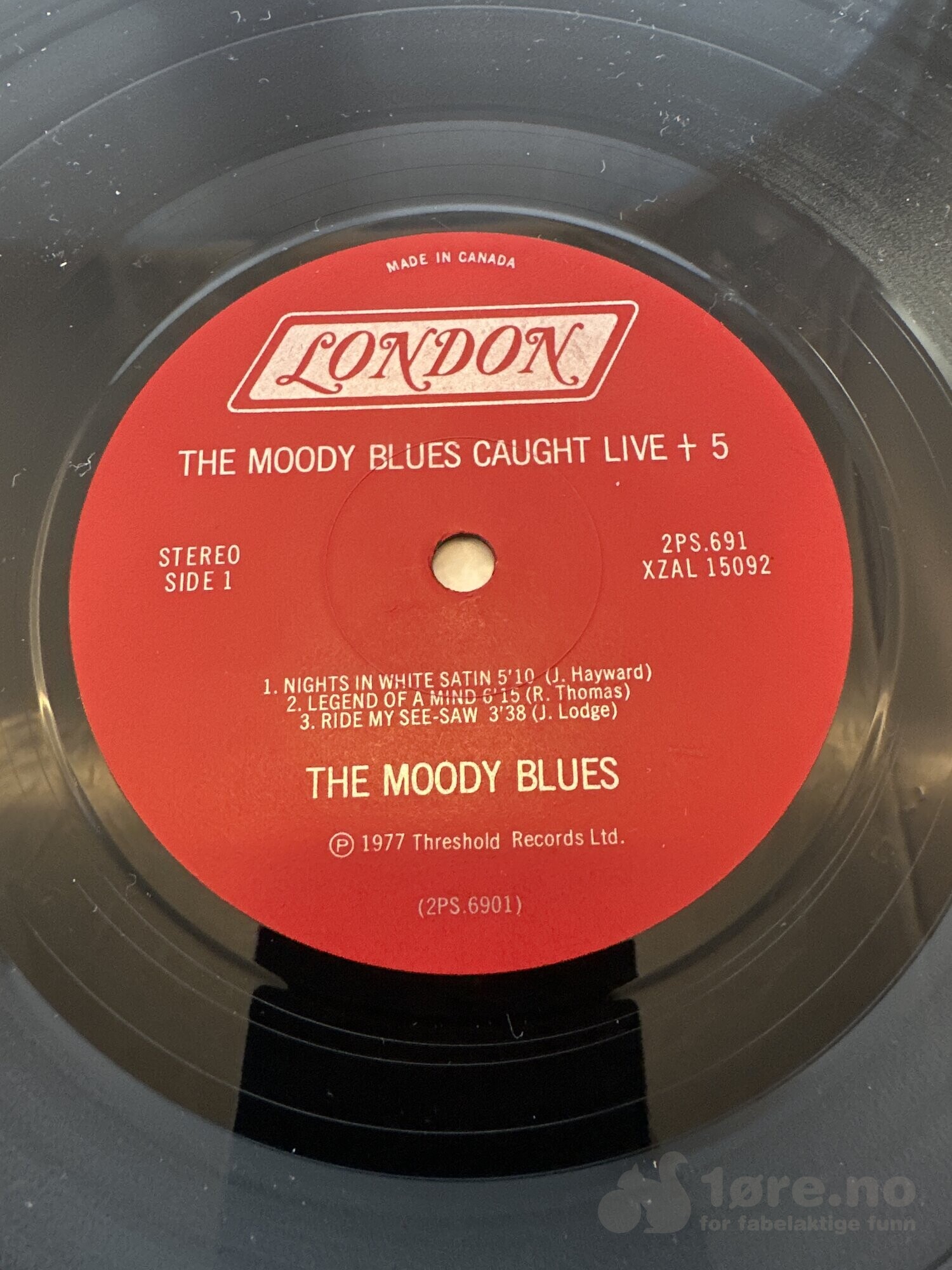 LP - The Moody Blues - Caught live +5, bilde 4