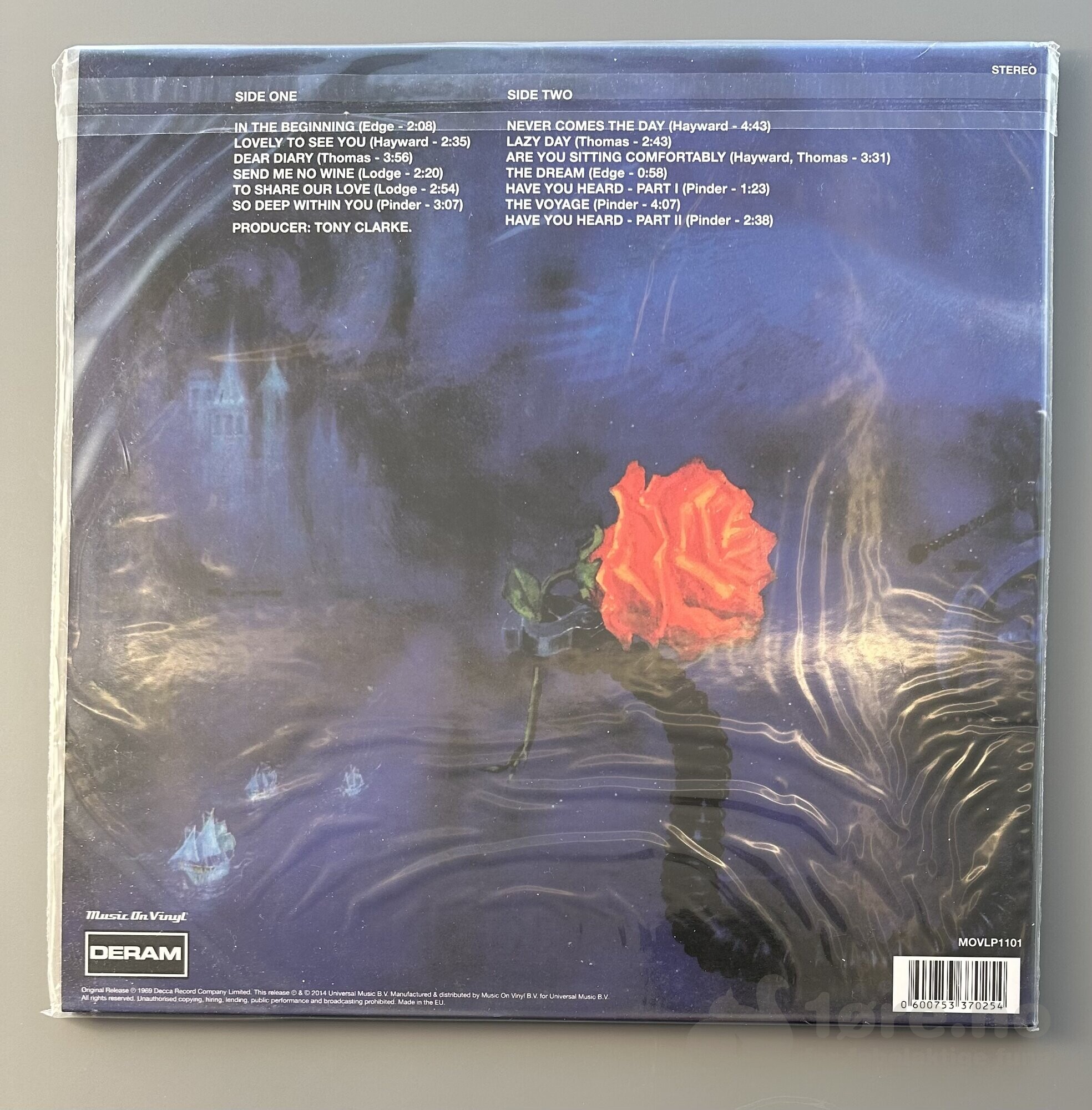 LP - The Moody Blues  - On The Threshold of a Dream, bilde 2