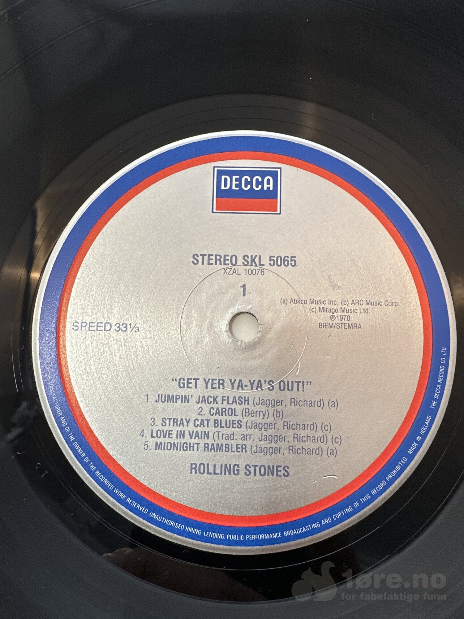 LP - The Rolling Stones - Get yer ya-ya’s out!, bilde 3