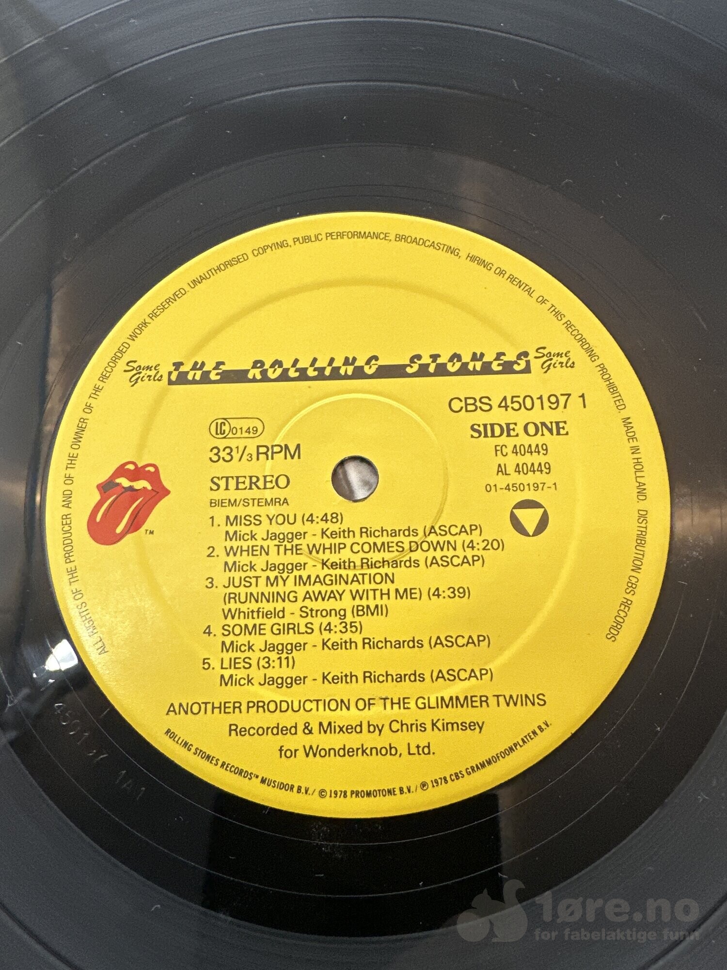 LP - The Rolling Stones - Somegirls, bilde 3