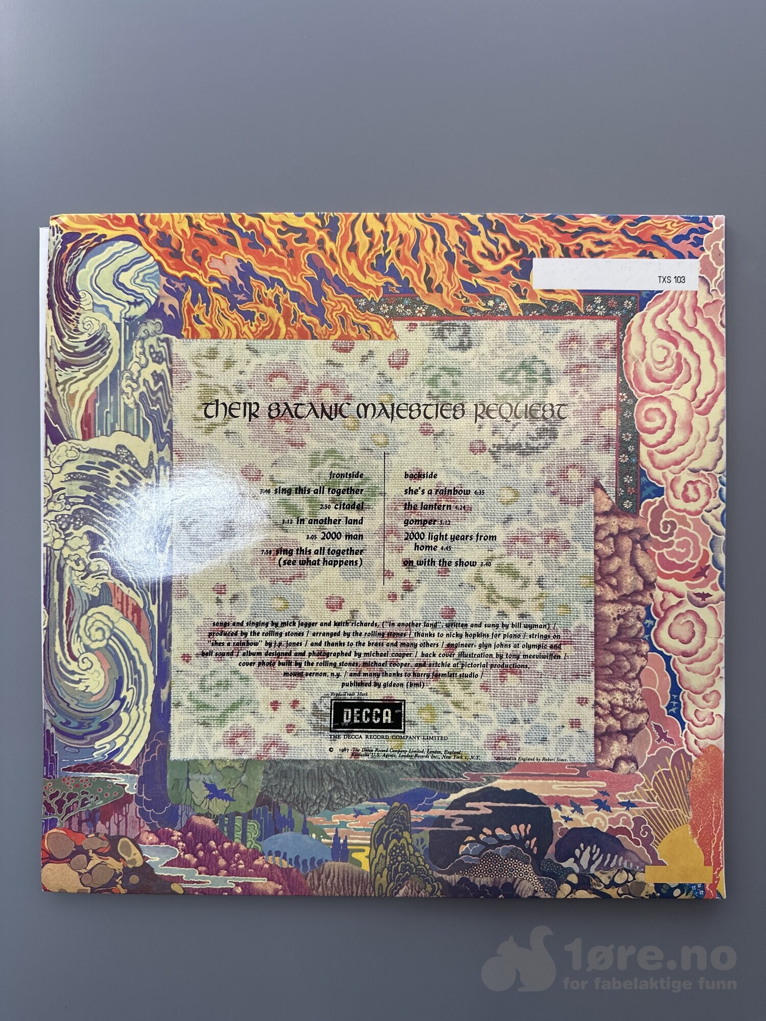 LP - The Rolling Stones - Their Satanic majesties request, bilde 2
