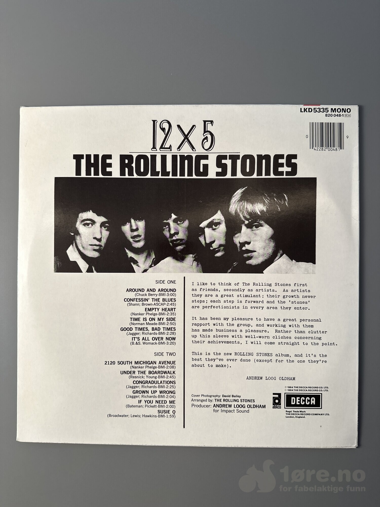 LP - The Rollings Stones 12*5, bilde 2