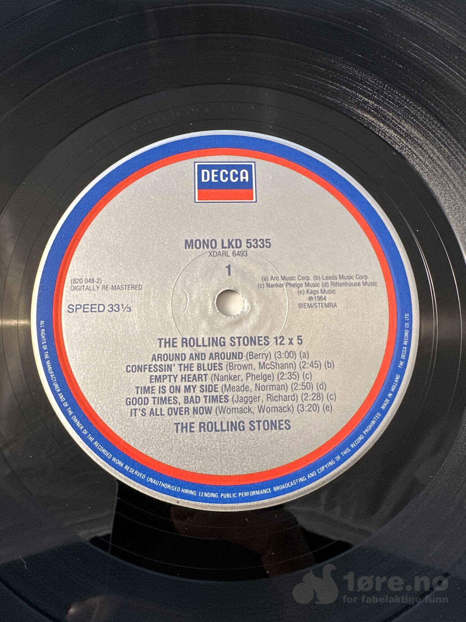 LP - The Rollings Stones 12*5, bilde 3