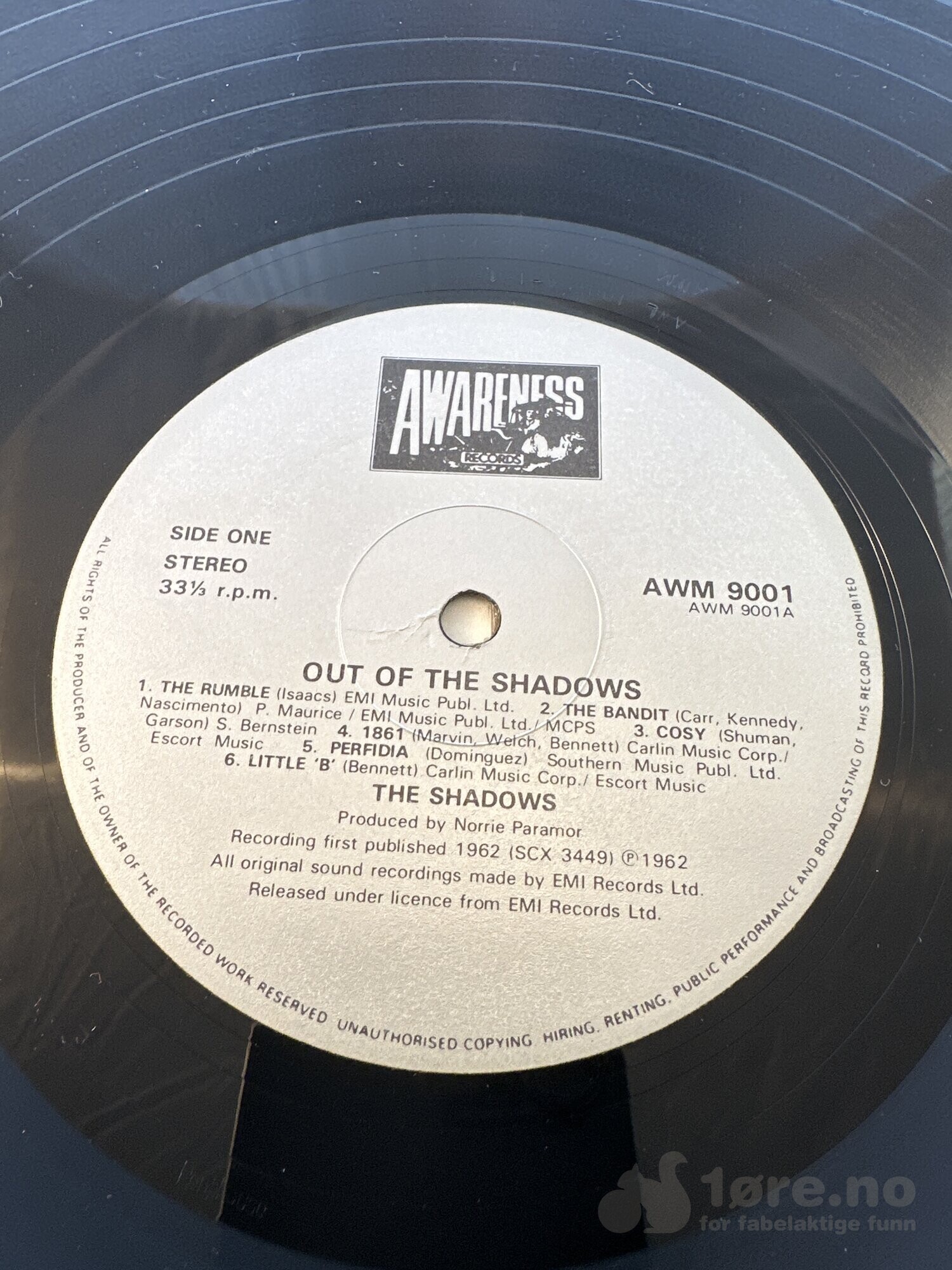 LP - The Shadows - Out of the Shadows, bilde 3
