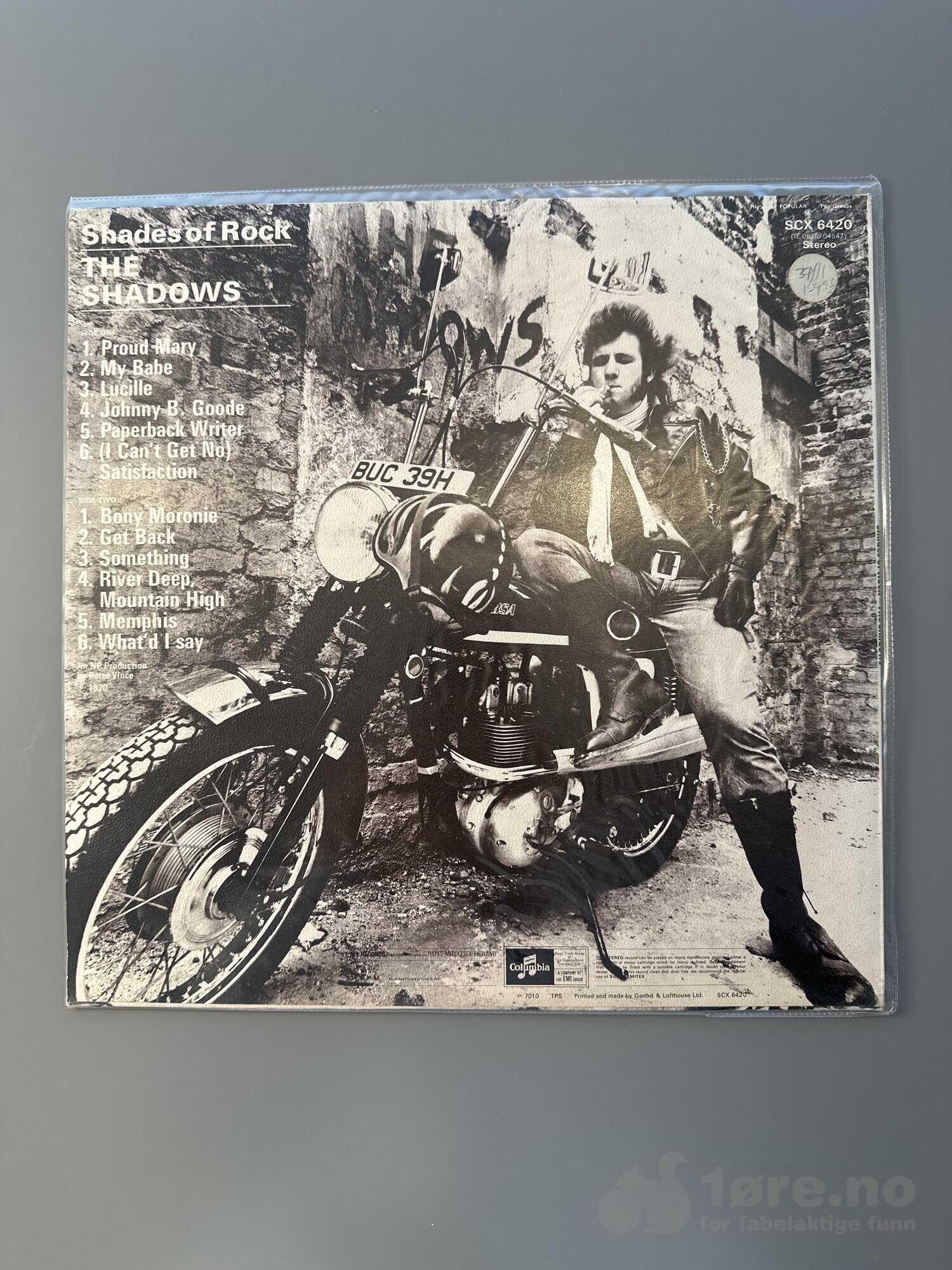 LP - The Shadows - Shades of rock, bilde 2